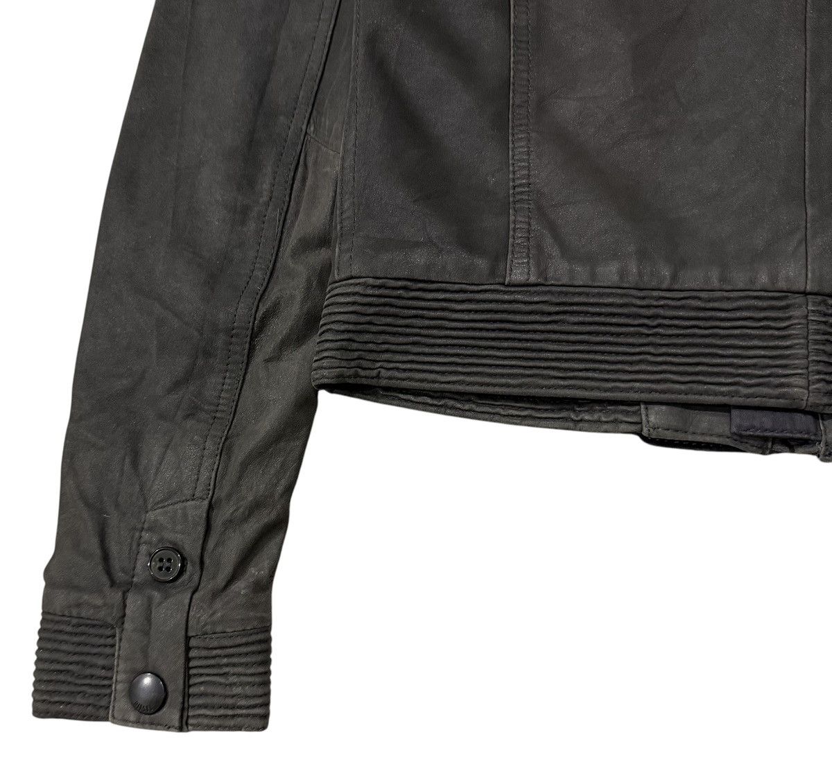 Diesel Black Gold Vintage Diesel Lamb Leather Avant Garde Inspired Jacket Size XS / US 0-2 / IT 36-38 - 15 Thumbnail