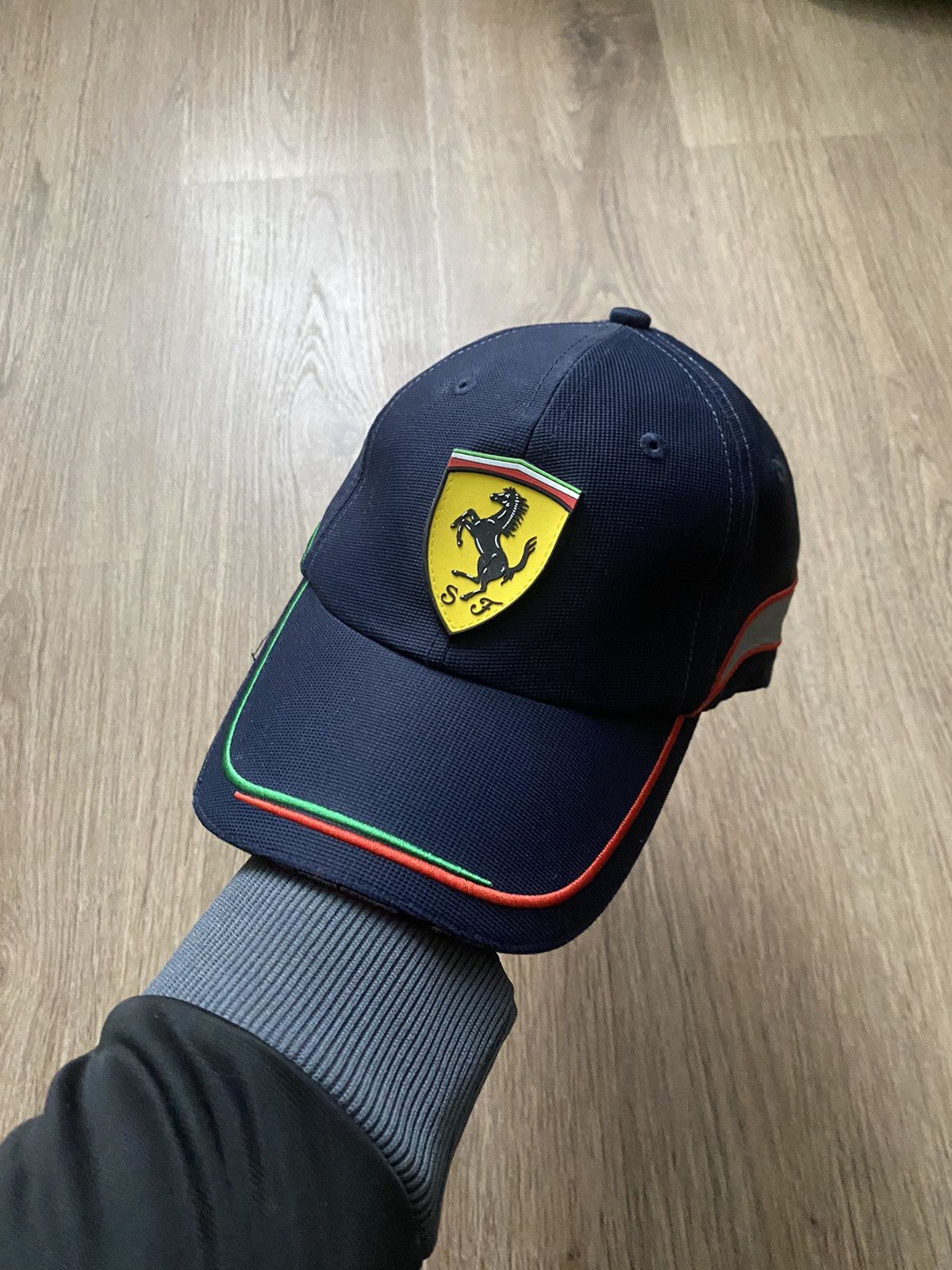 Ferrari × Vintage Vintage F-1 Ferarri Schumacher Racing Cap Y2K Os Size ONE SIZE - 1 Thumbnail