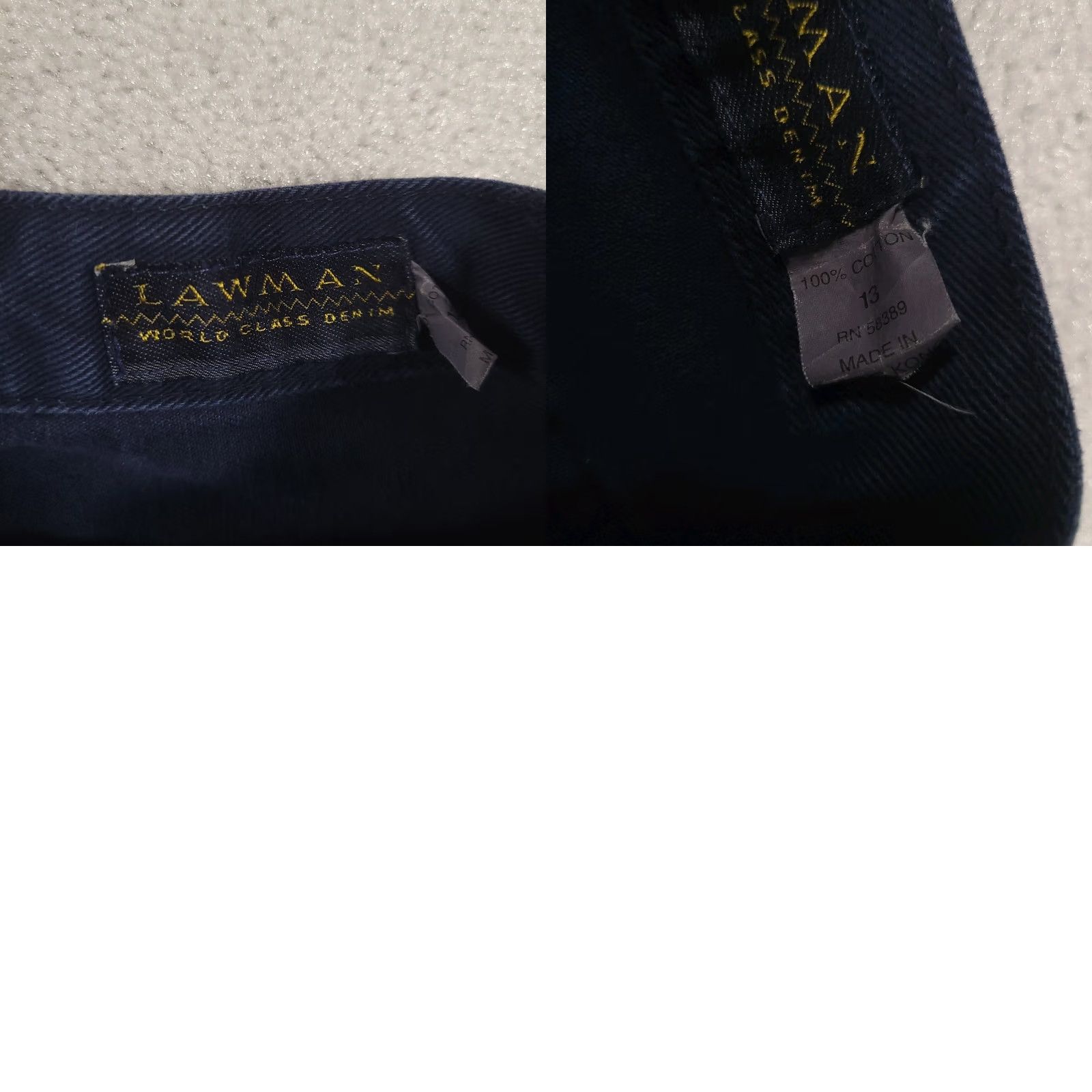 Vintage VINTAGE Lawman Womens High Rise Blue Denim Jeans Size 13 Western Hemmed 5-Pocket Design Straight 90s Cowgirl Retro Jeans Size 34" / US 12 / IT 48 - 9 Thumbnail