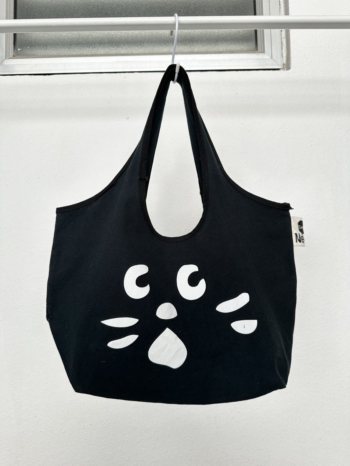 Ne-Net 00's Ne-net NYA cat face icon tote bag Size ONE SIZE - 9 Thumbnail