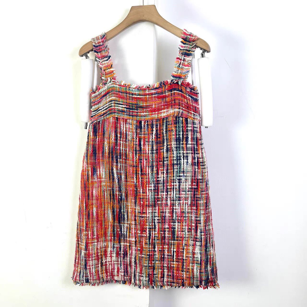 Chanel Chanel Color-Block Woven Slip Dress K12 Size XS / US 0-2 / IT 36-38 - 1 Thumbnail