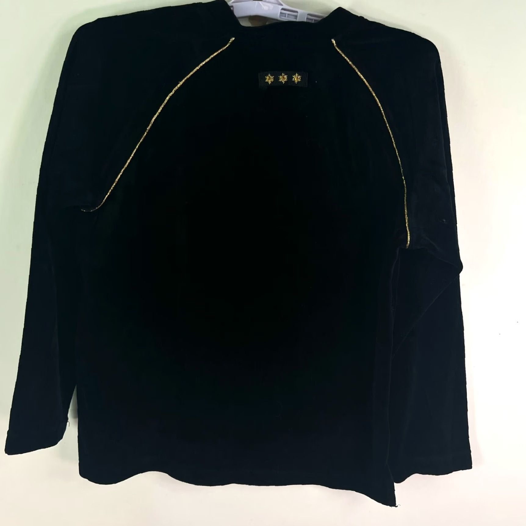 Catalina VINTAGE Catalina Velour Knit Pullover Sweater Women Black Metallic Size M Size M / US 6-8 / IT 42-44 - 5 Thumbnail