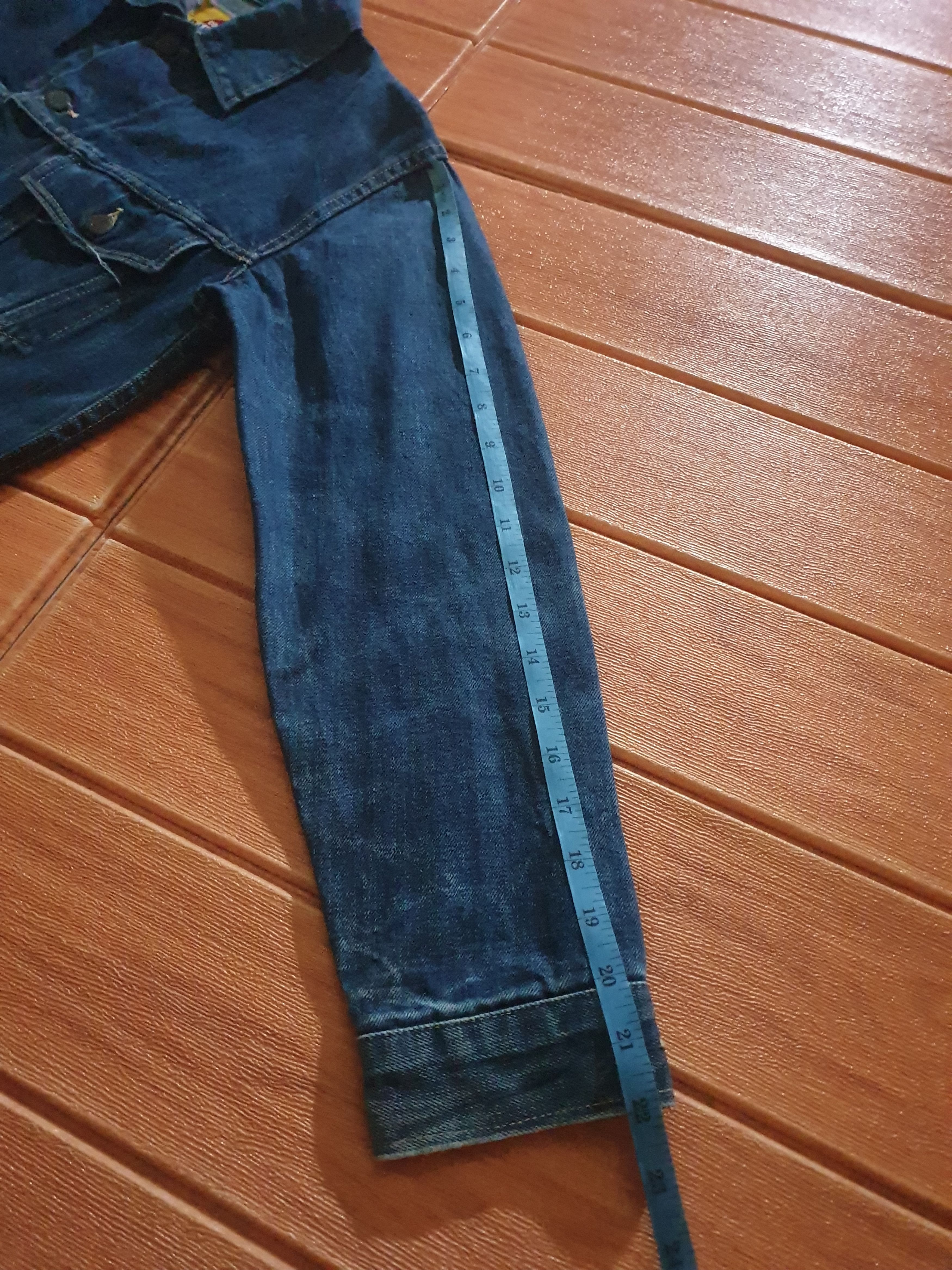 Japanese Brand Dad owl Selvedge blue colour denim Jacket Size US S / EU 44-46 / 1 - 8 Thumbnail