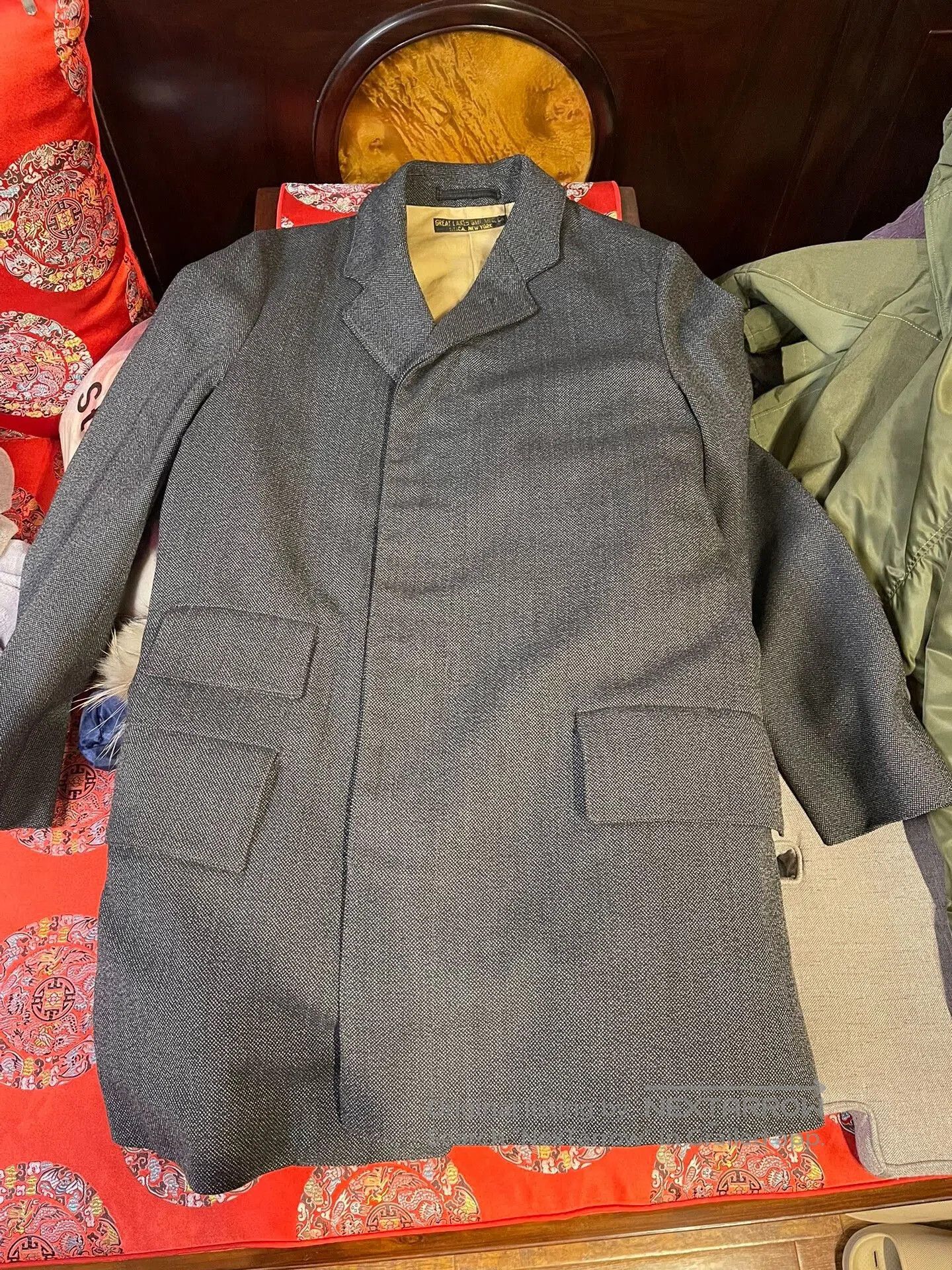 Freewheelers Freewheelers Wool Business Overcoat. Size XS / US 0-2 / IT 36-38 - 4 Thumbnail