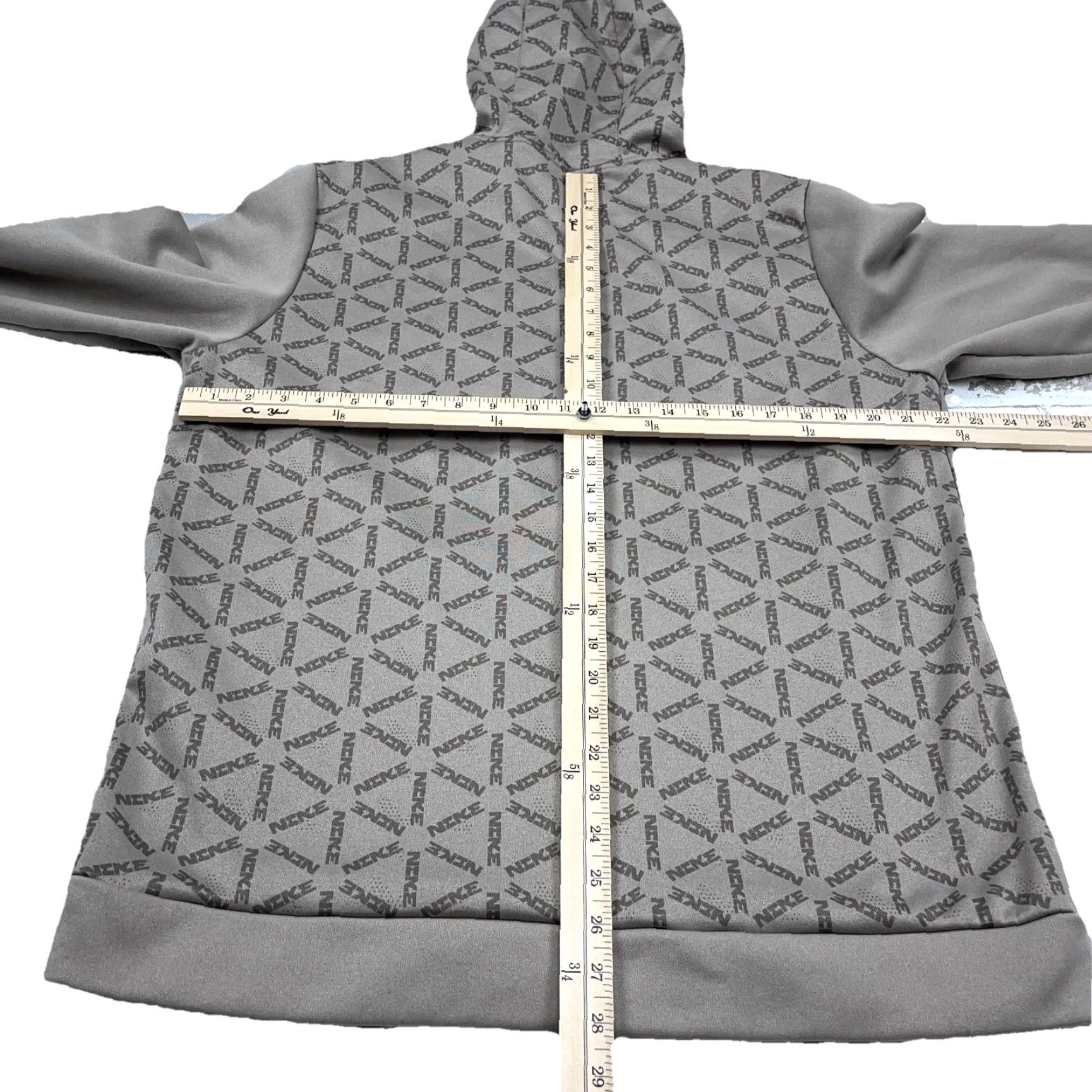 Nike Nike Hoodie Men Large Brown Sweatshirt Sweater Therma Fit Performance Regular Zip Hooded Logo Size US L / EU 52-54 / 3 - 7 Thumbnail