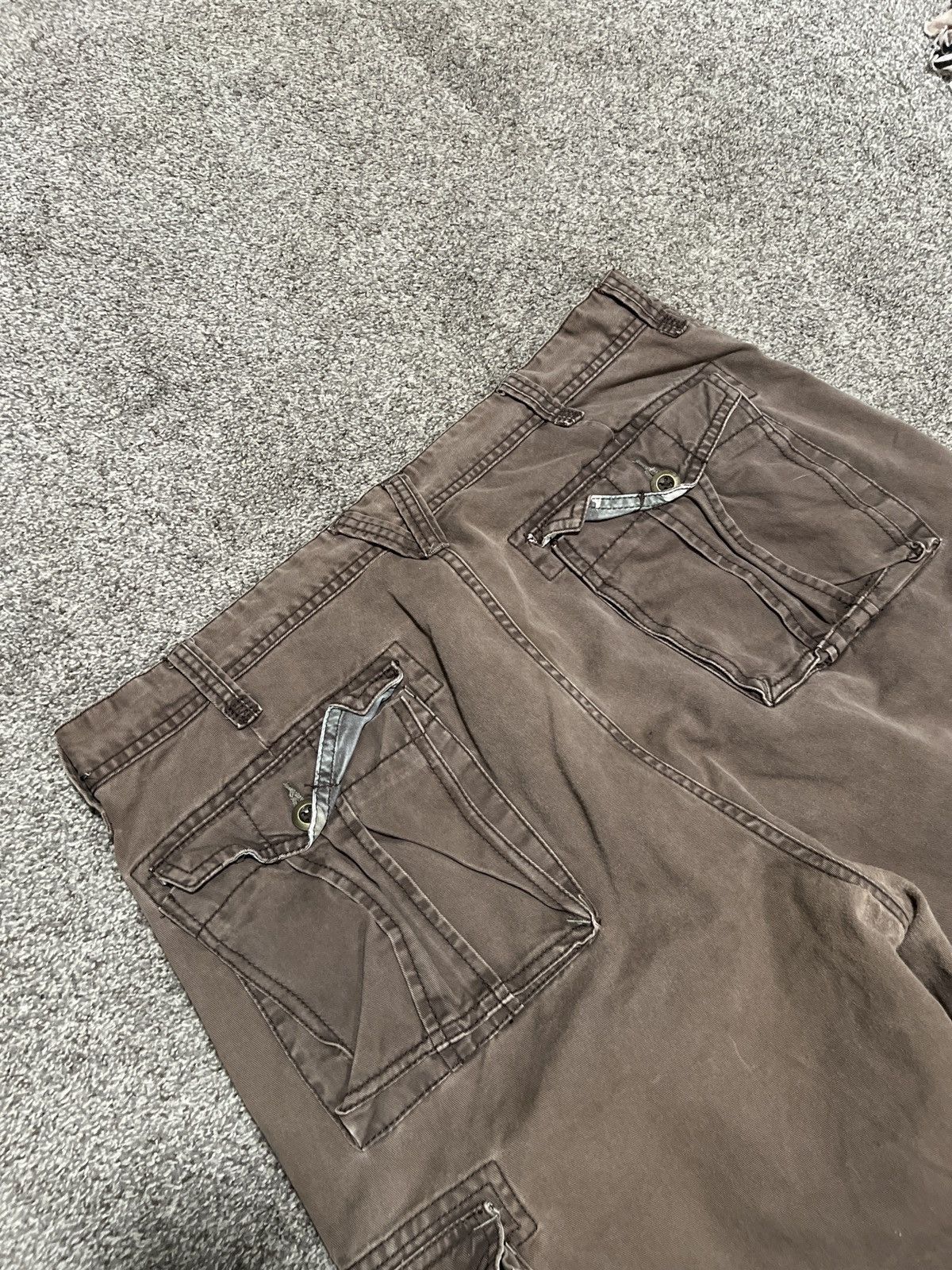 Old Navy × Vintage Y2K Style Old Navy Baggy Cargo Pants Size 38 x 34 Size US 38 / EU 54 - 7 Thumbnail