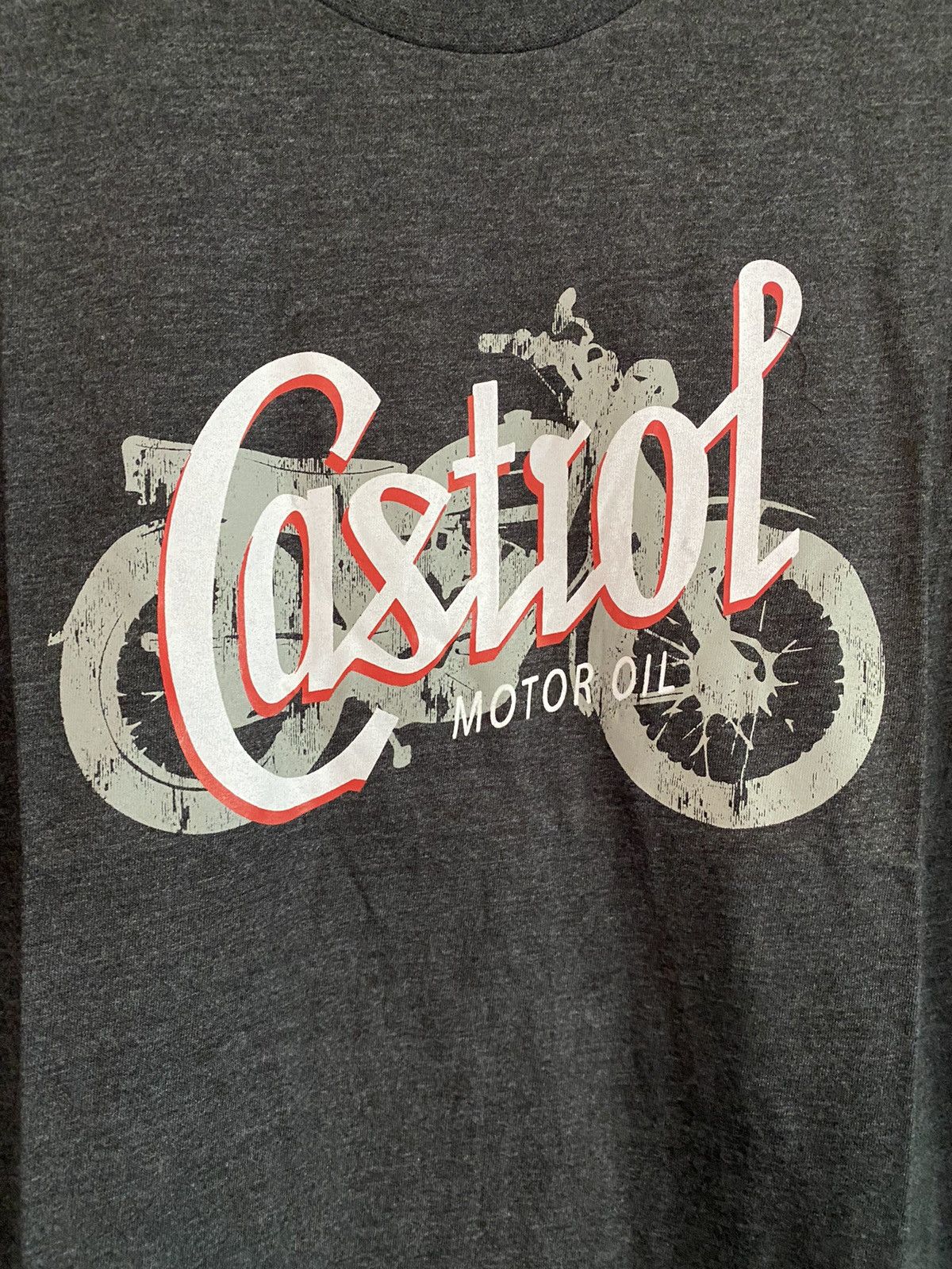 Harley Davidson Castrol motorcycle Gray Moto T-Shirt Harley Davidson Size US L / EU 52-54 / 3 - 2 Thumbnail