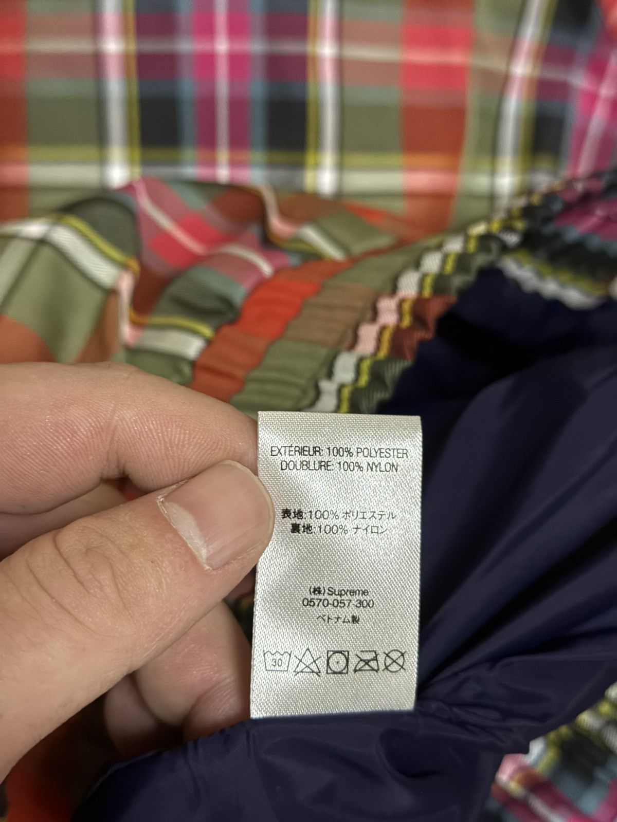Supreme Supreme gore tex hooded Harrington jacket Olive plaid Size US XL / EU 56 / 4 - 5 Thumbnail