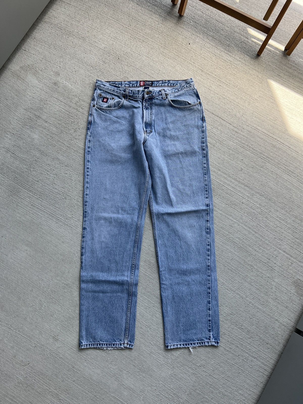 Chaps Ralph Lauren × Vintage Vintage Chaps RL Straight Fit Denim Jeans 36x34 Size US 36 / EU 52 - 2 Thumbnail