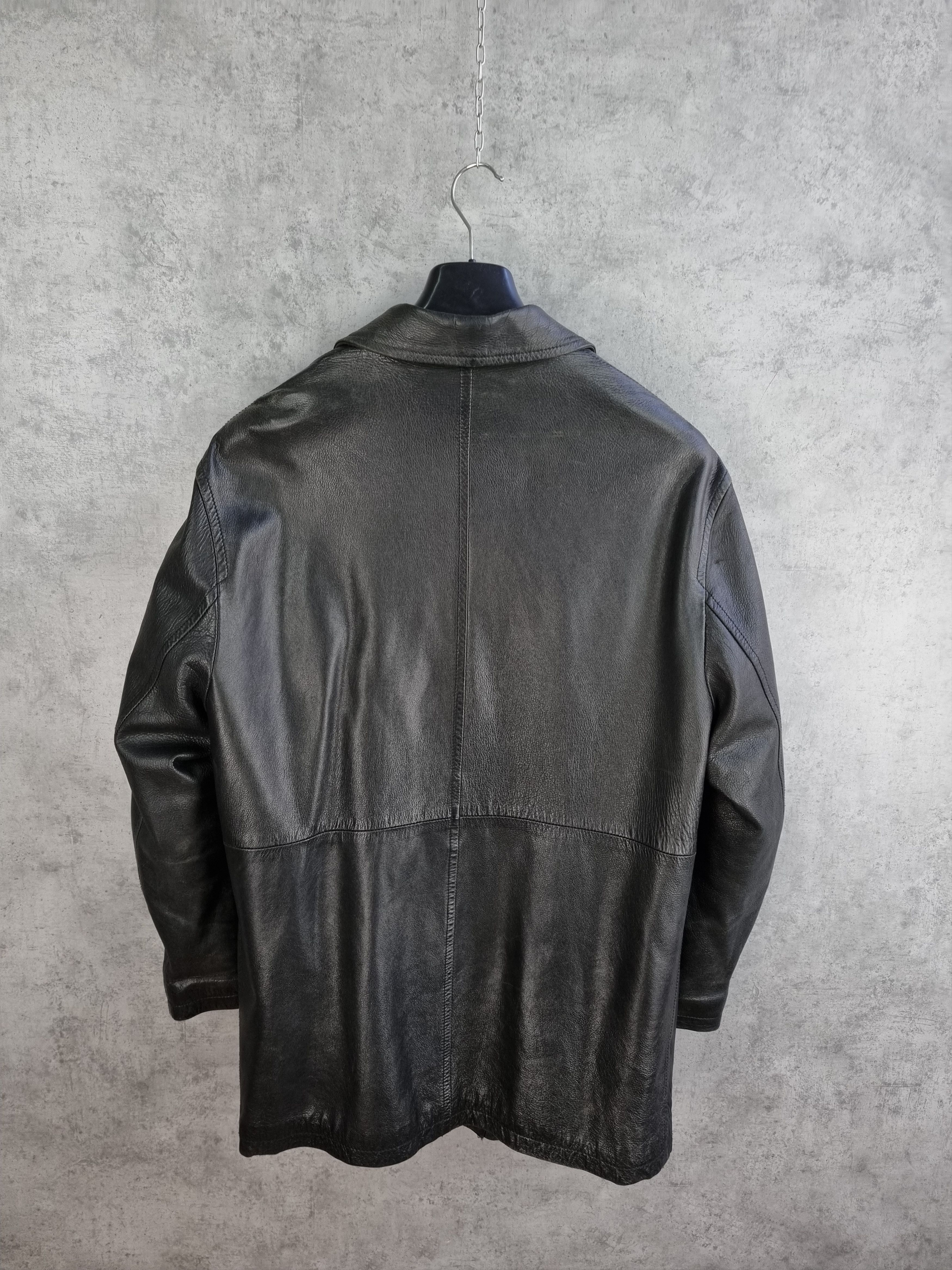 Prada × Vintage Prada Milano Leather Jacket made in Italy Size US L / EU 52-54 / 3 - 3 Thumbnail