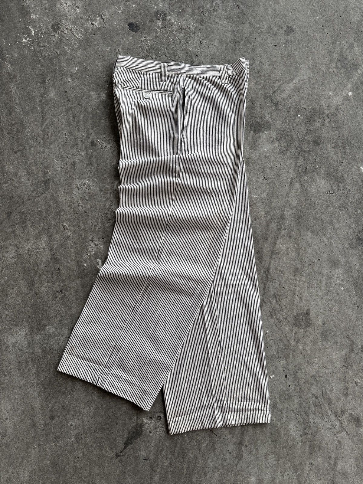 Japanese Brand Vintage Junmen Japan Wide Leg Pants Size US 31 - 1 Thumbnail