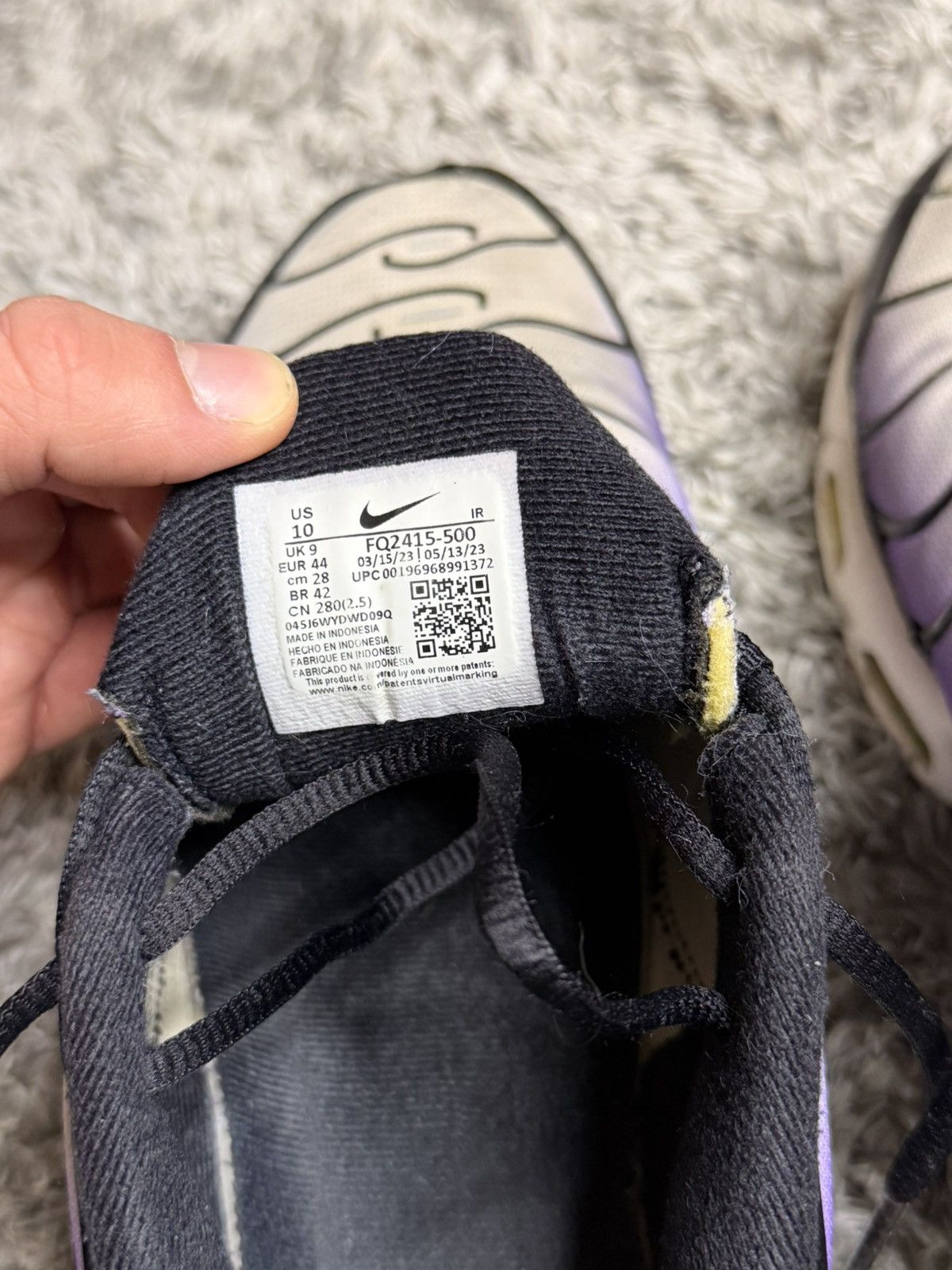 Nike Nike Air Max Plus Reverse Grape Men’s Size US 10 / EU 43 - 4 Thumbnail