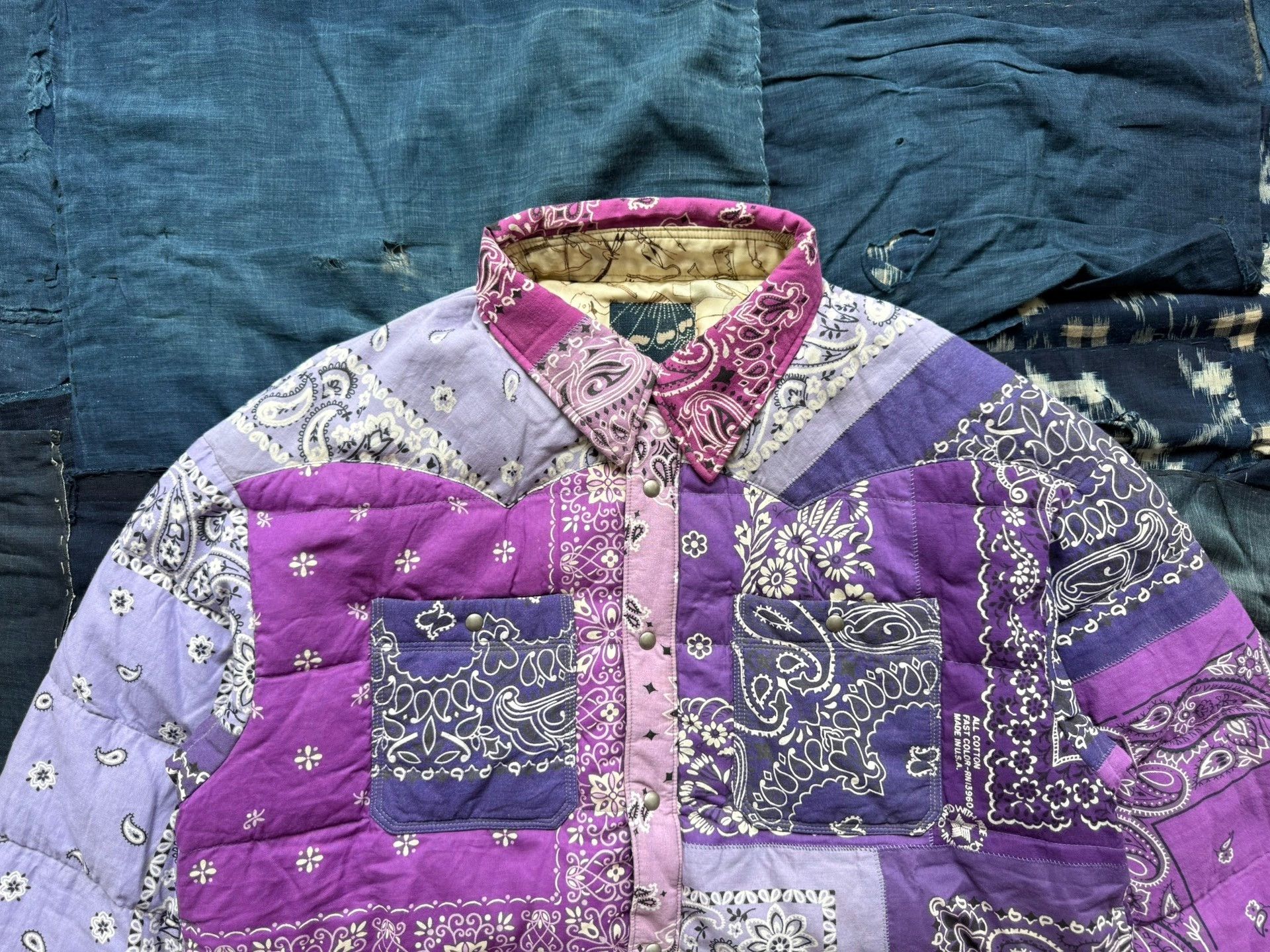 Visvim VISVIM 26SS ICT KERCHIEF DOWN BANDANA Size US L / EU 52-54 / 3 - 4 Thumbnail