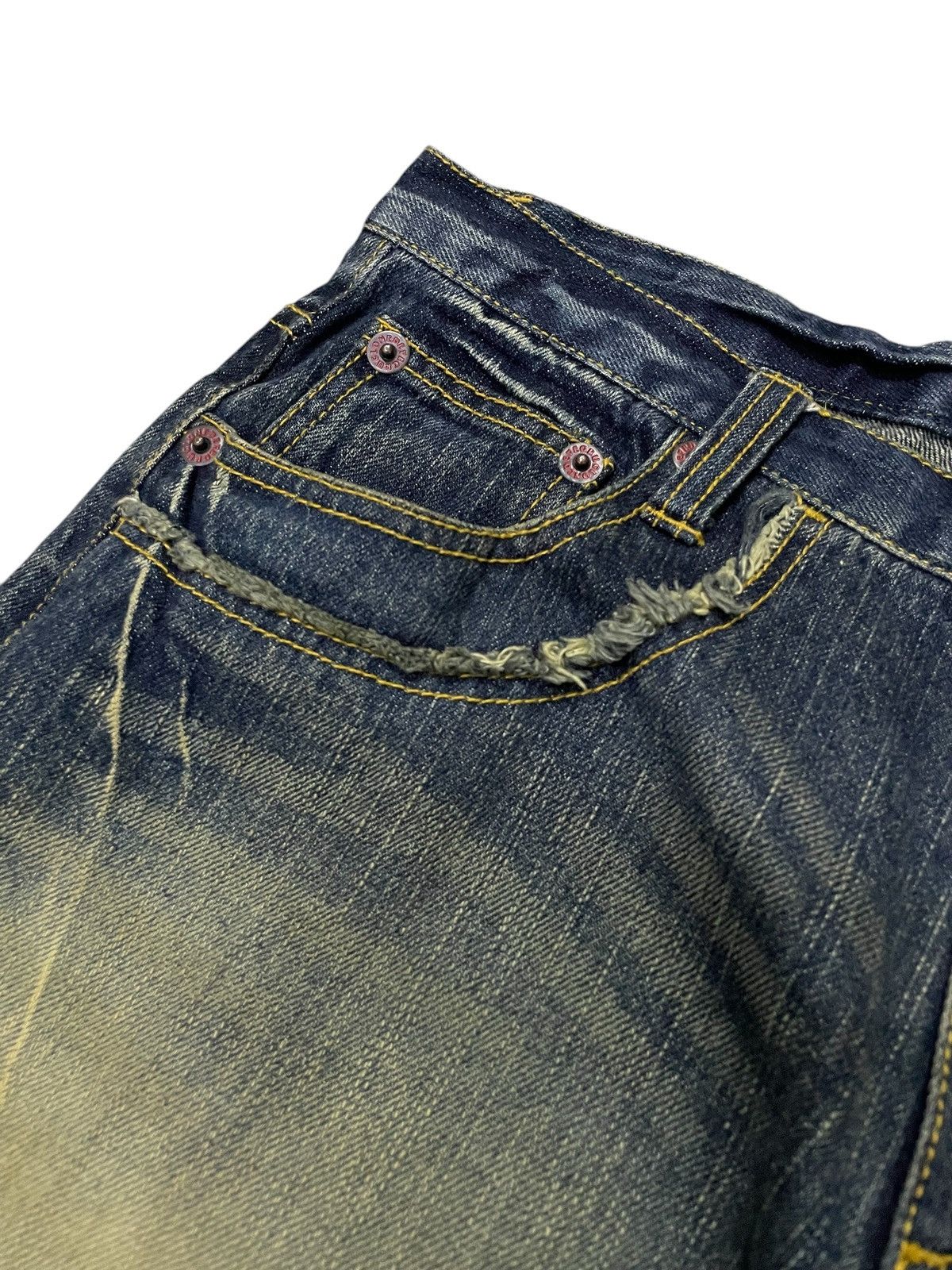 Hysteric Glamour Clone Devgru Japan Mud Wash Zipper Pocket Jeans Size US 32 / EU 48 - 11 Thumbnail