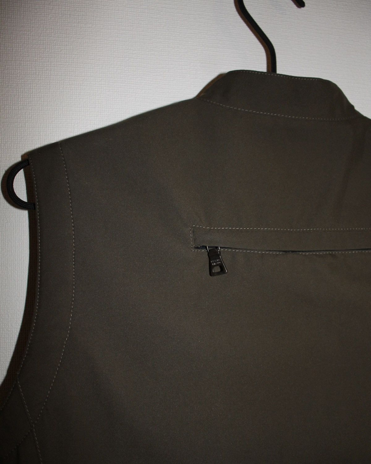Prada 00's PRADA sport khaki nylon vest Art.109024 Size ONE SIZE - 7 Thumbnail