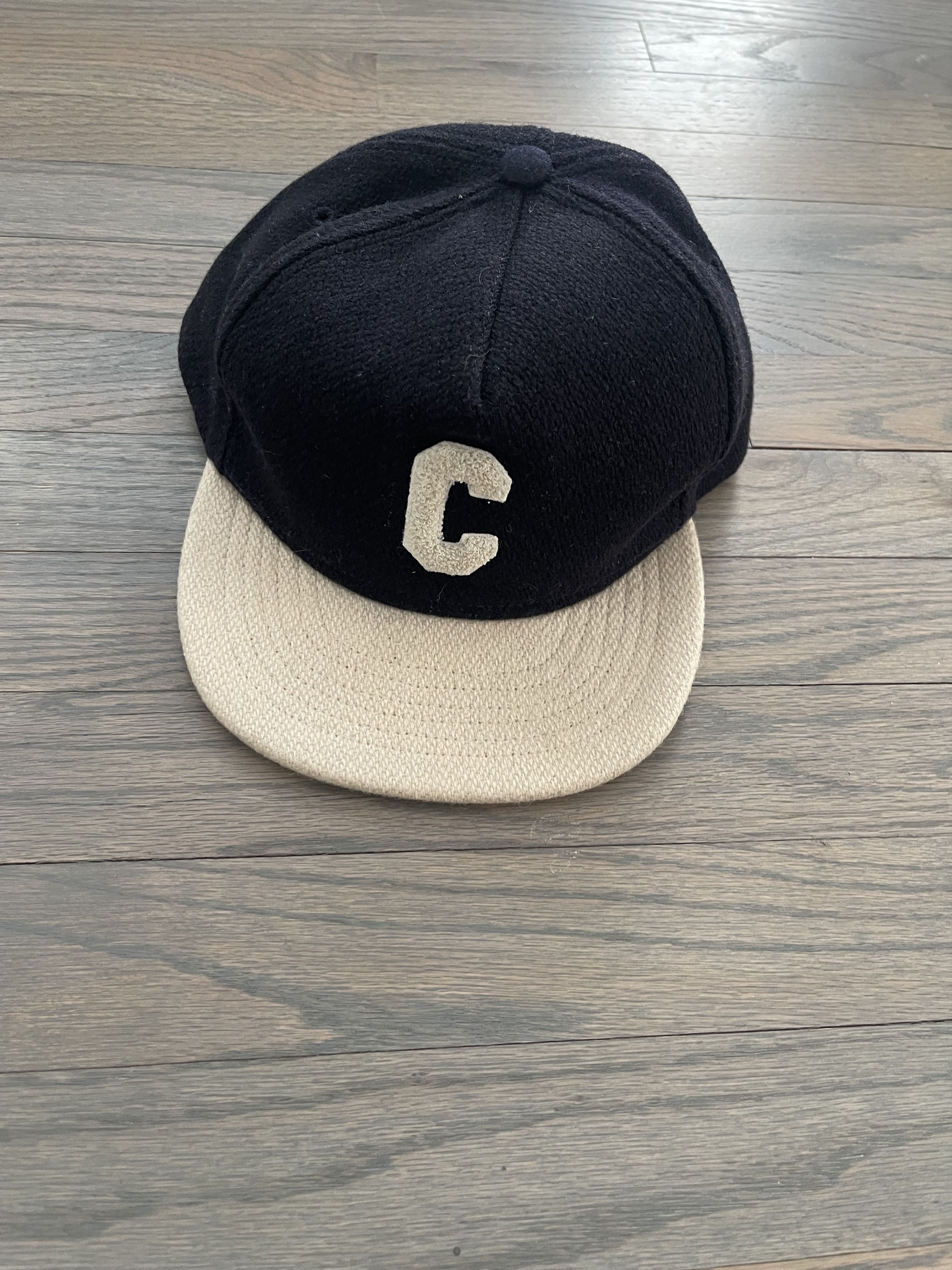image of Celine Snapback in Blue Cream, Men's