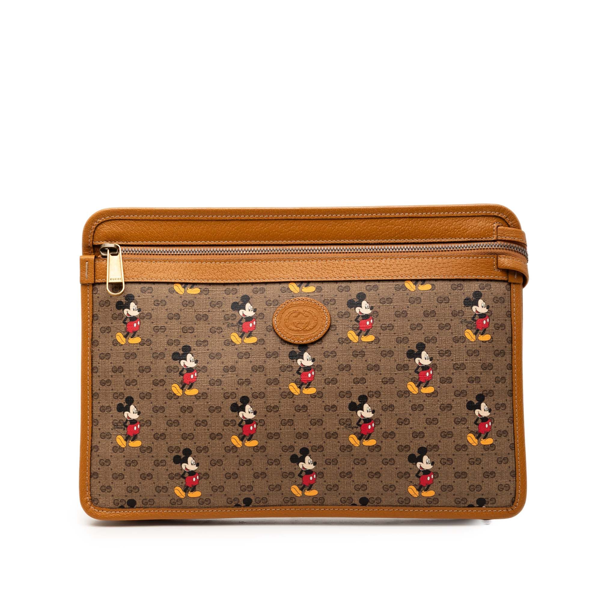 Gucci Disney Micro GG Supreme Mickey Mouse Clutch Size ONE SIZE - 1 Thumbnail