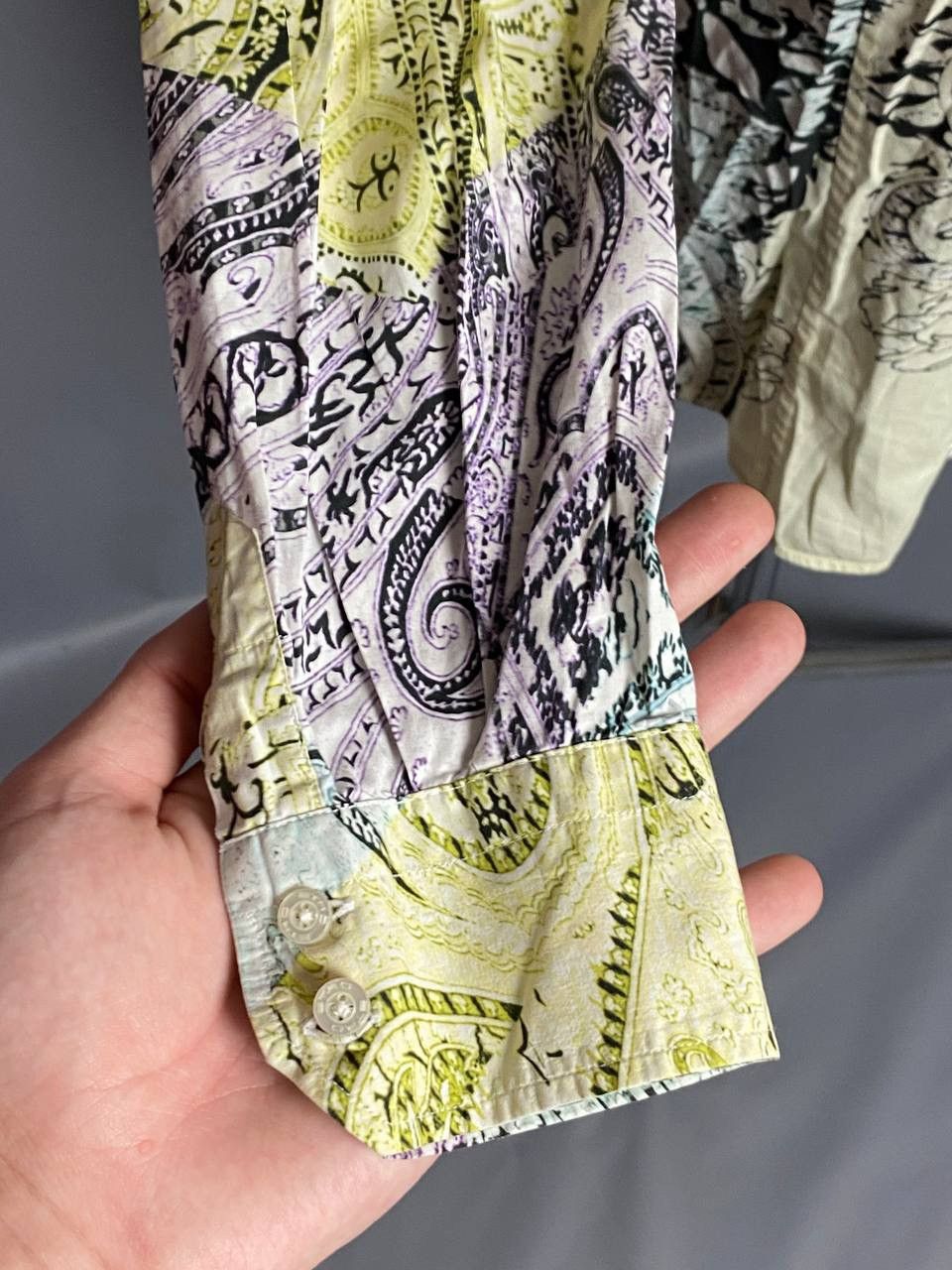 Etro Etro Womens Paisley Button-Up Shirt Long Sleeve Size 46 M/L Size US M / EU 48-50 / 2 - 7 Thumbnail