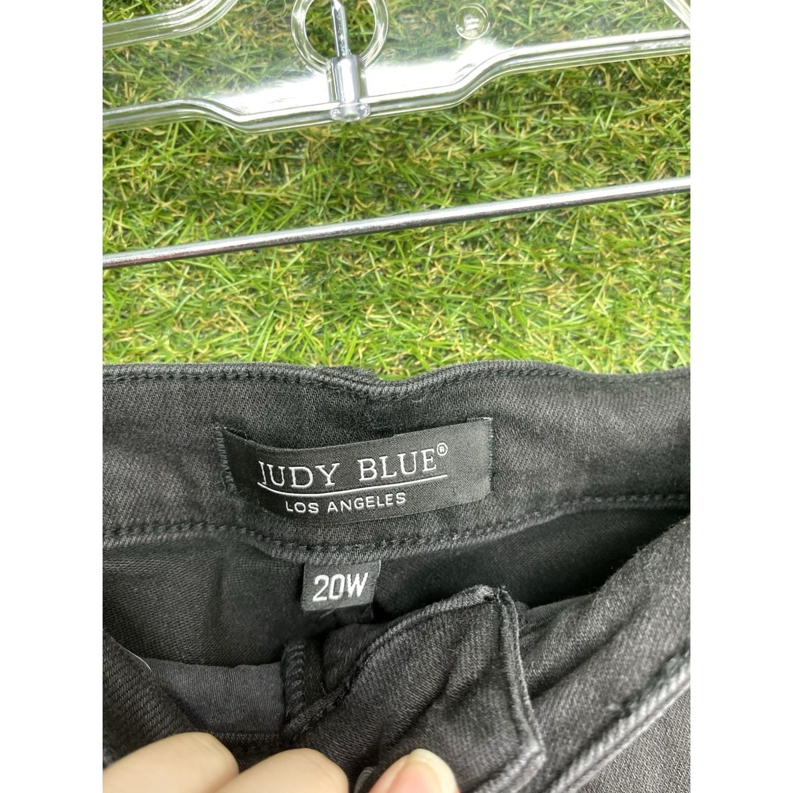 Vintage Judy Blue Jeans Womens 20W Black Flare High Waist Retro Stretch Denim Bell Y2K Jeans Womens Black Flared 20W Plus Size Retro Modern Fit Mens? Size 42" / US 20 - 5 Thumbnail