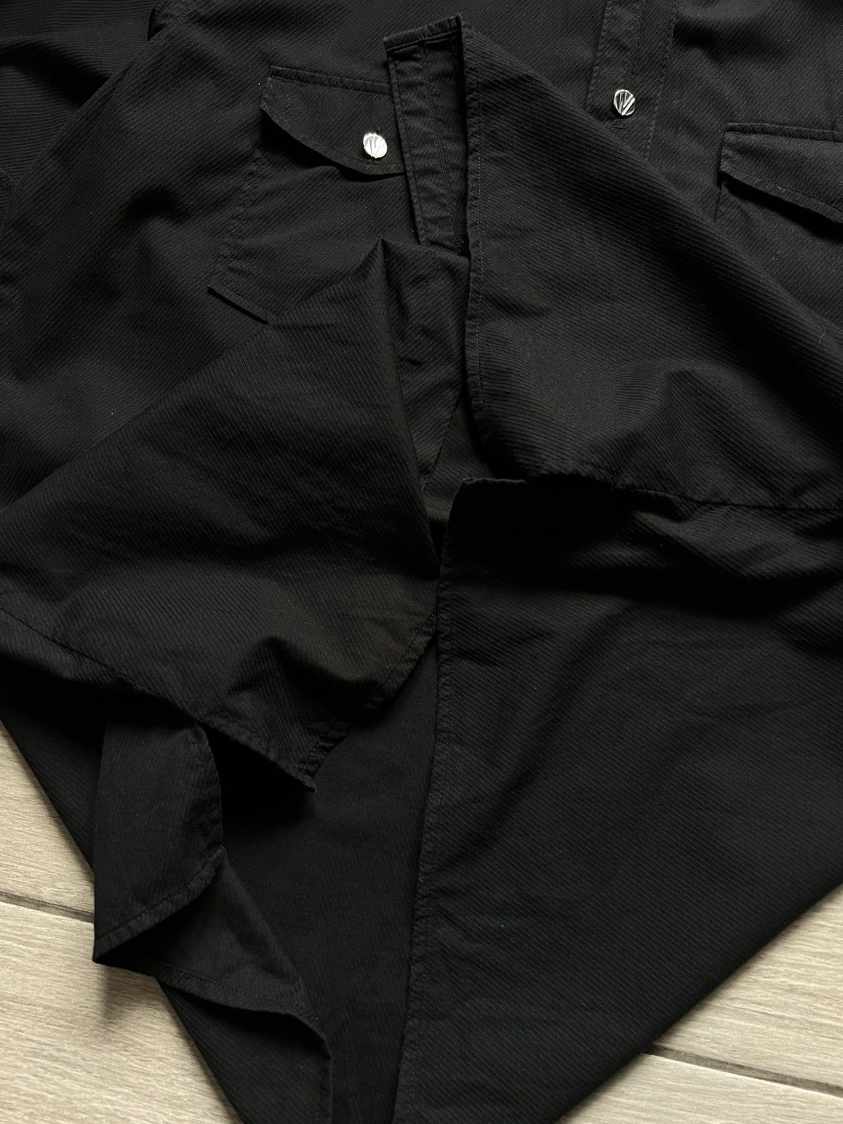 Versace Versace Vintage Western-Style Shirt Basic Black Size US XL / EU 56 / 4 - 11 Thumbnail