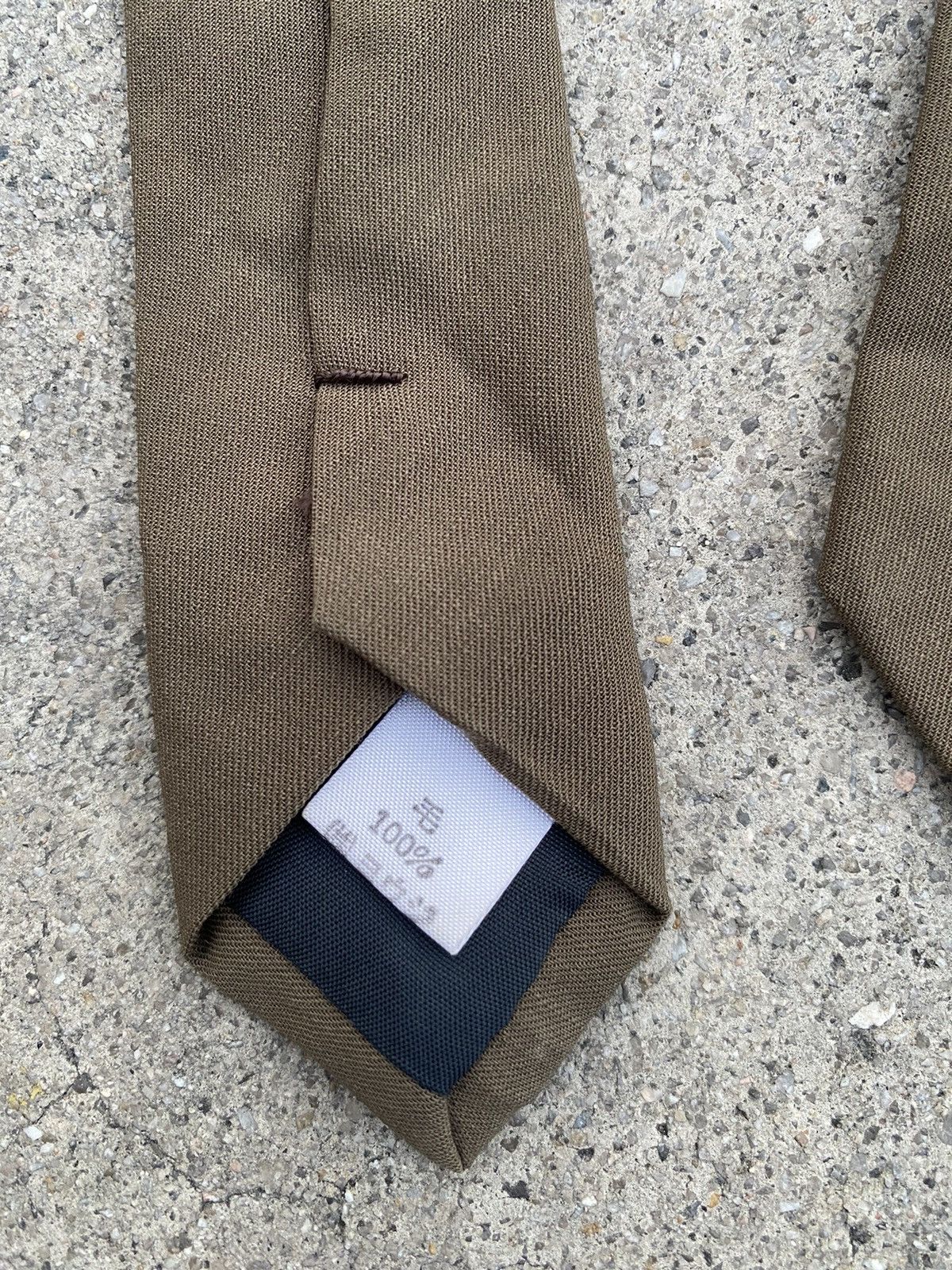 Y's for Men × Yohji Yamamoto YS For Men Yohji Yamamoto Patch Wool Neck Tie Size ONE SIZE - 4 Thumbnail