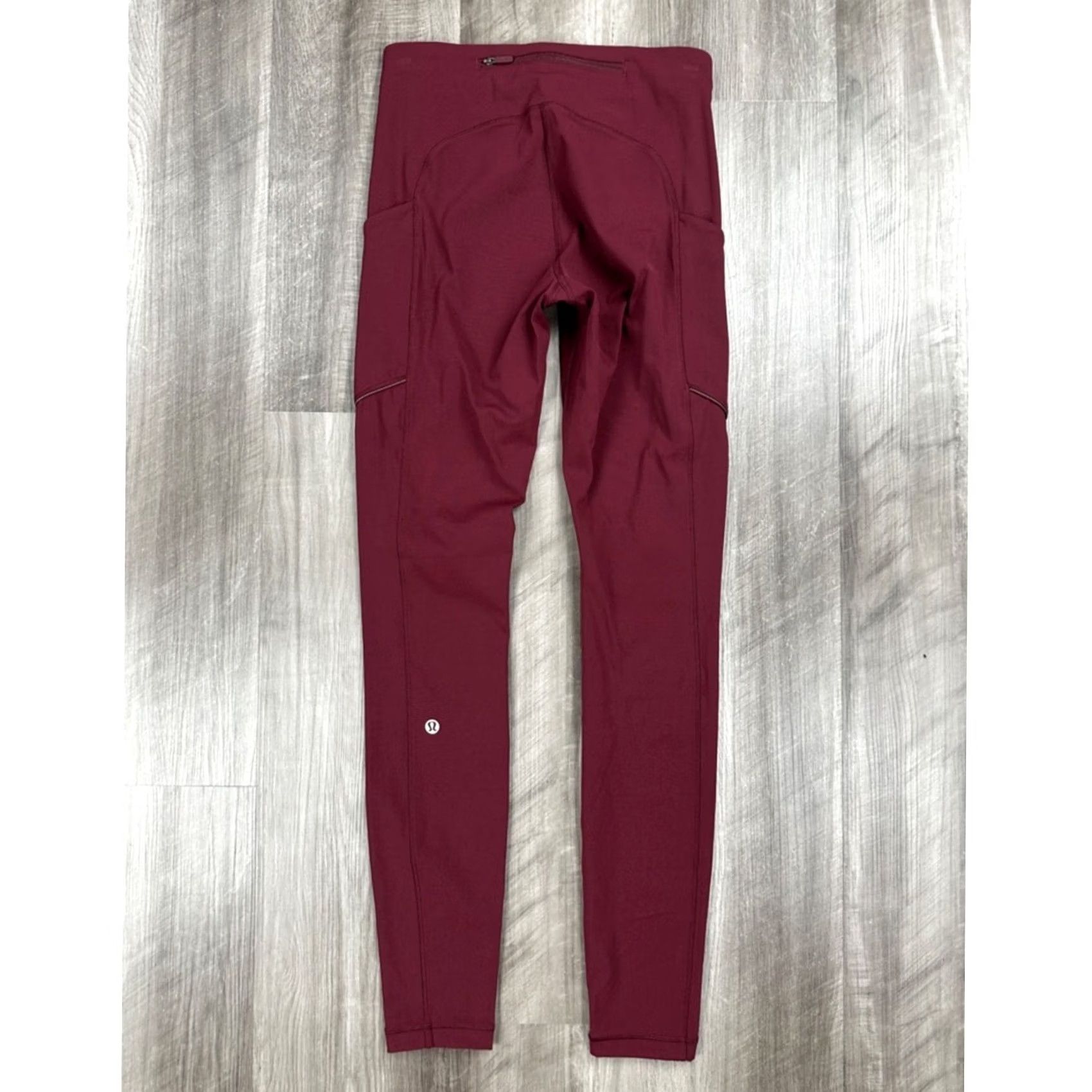 Lululemon Lululemon Speed Up Mid Rise Luxtreme Tight Leggings Womens 4 Red Maroon Compression Leggings 28.5Inseam 36In Length MS10298 Size 27" / US 4 / IT 40 - 2 Thumbnail