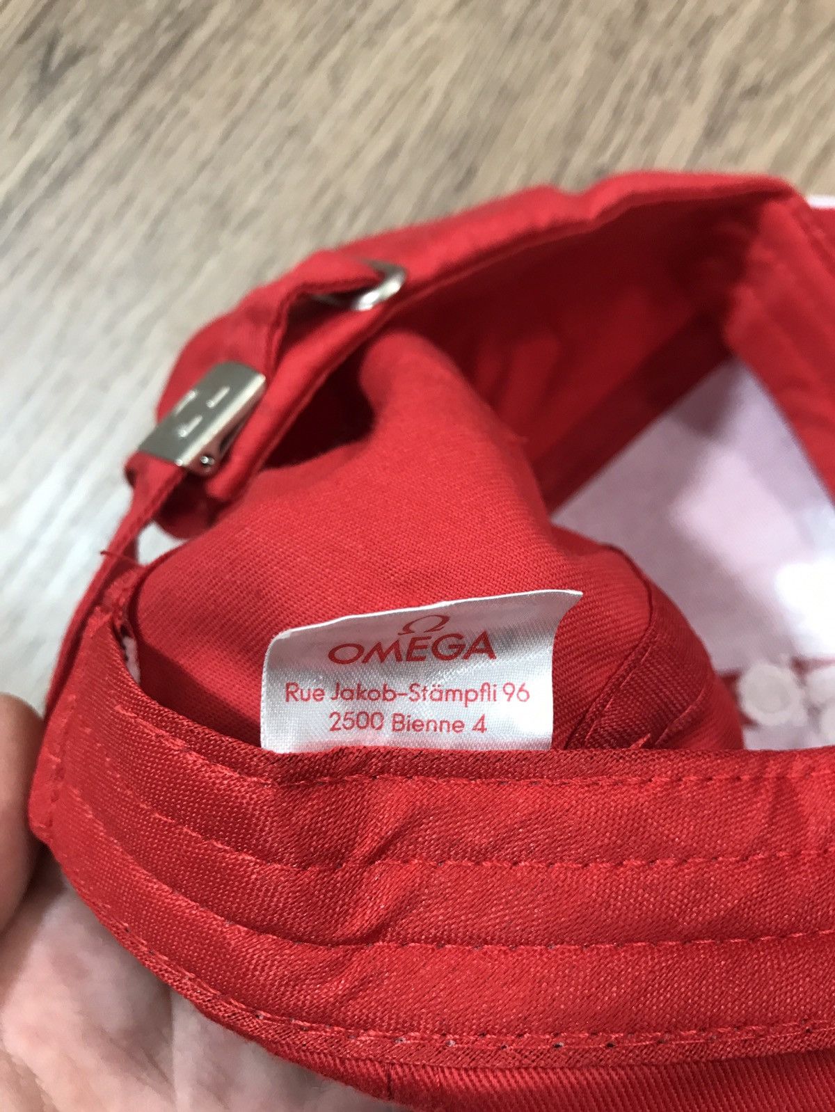 Omega × Vintage Omega Red Vintage Cap Crans Montana Size ONE SIZE - 8 Thumbnail