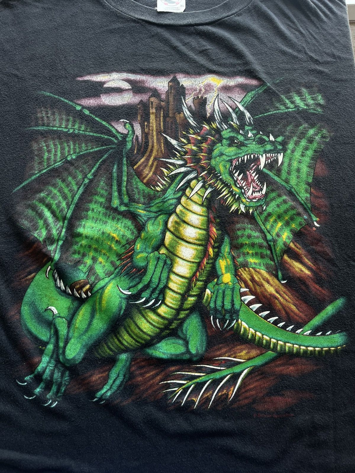 Vintage Vintage DRAGON artwork design by Sunrise Sportswear 90’s Size US XL / EU 56 / 4 - 6 Thumbnail