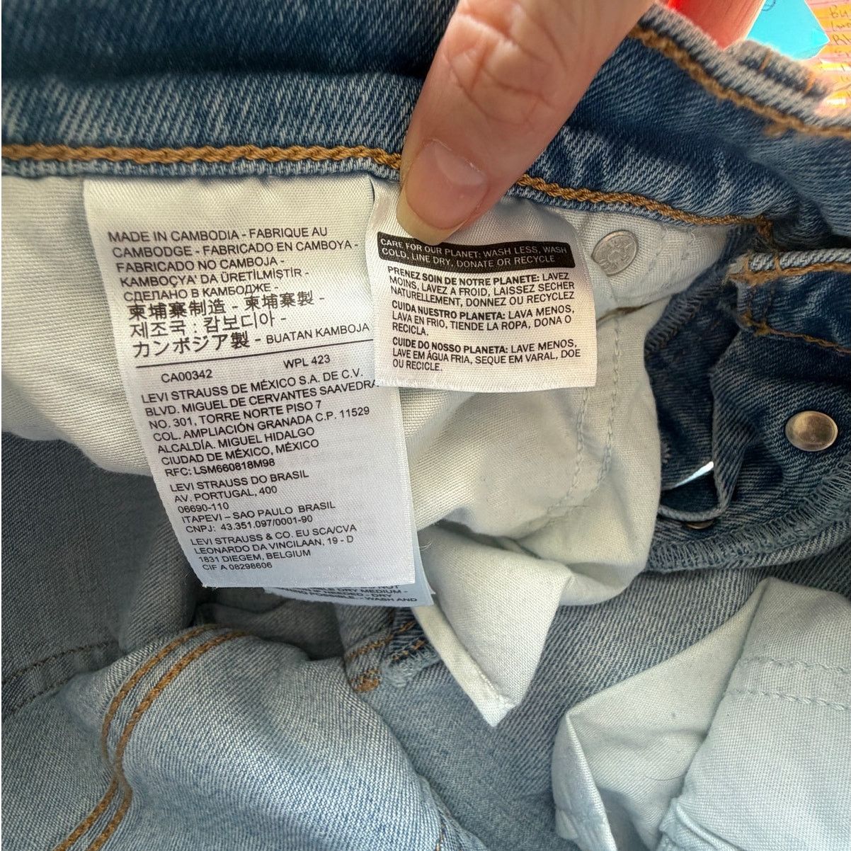 Levi's Levi's Wedgie Straight Button Fly Denim Jeans Women US 29 Size 29" - 11 Thumbnail