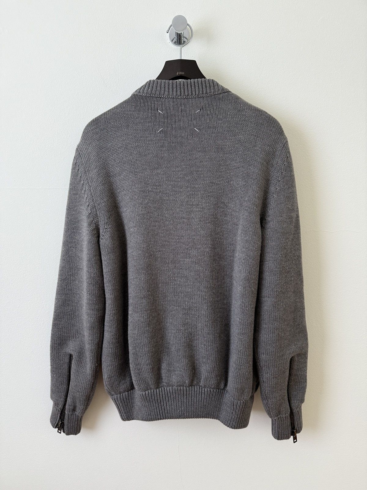 Maison Margiela 5 Zip Wool Knit Sweater Size US M / EU 48-50 / 2 - 3 Thumbnail