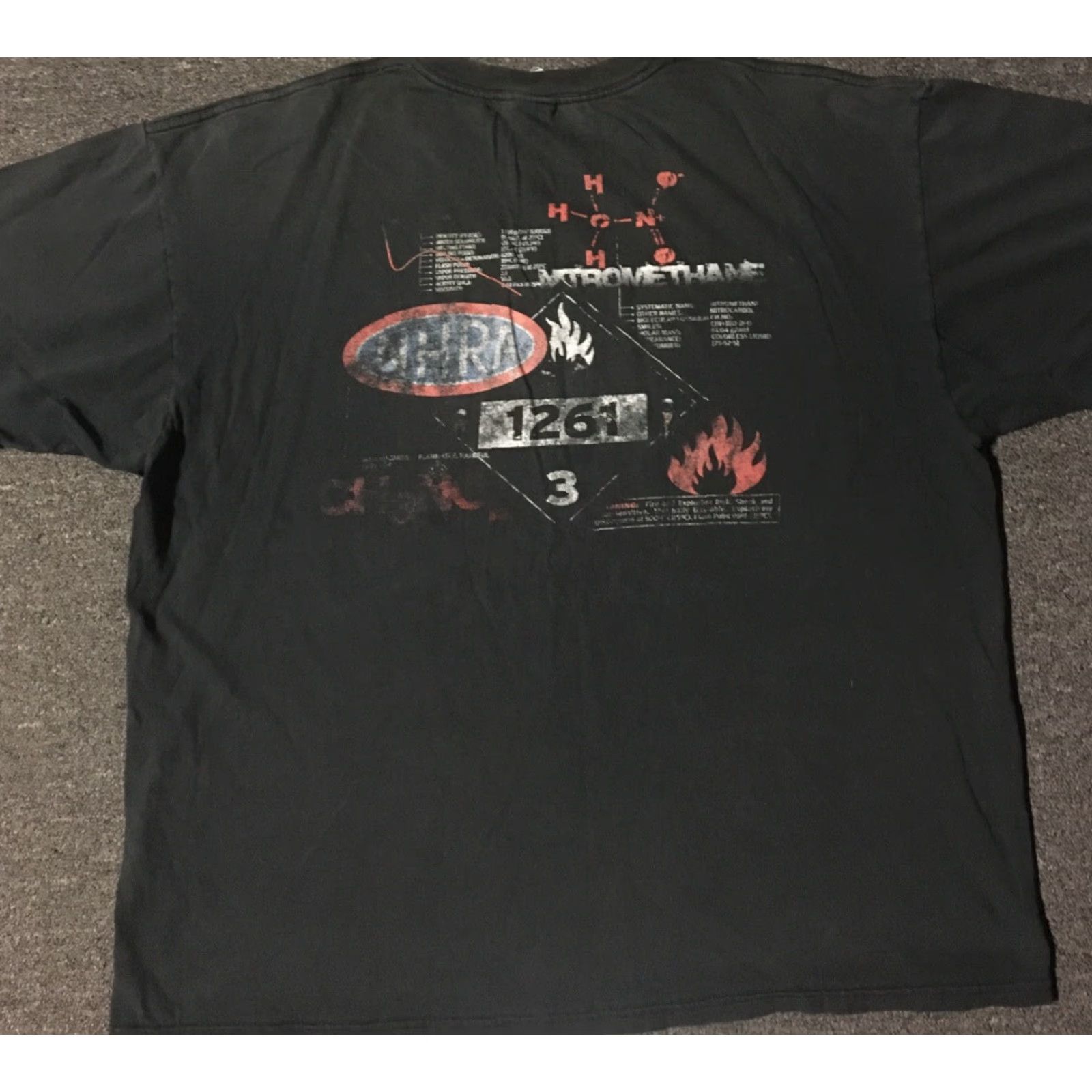Anvil VINTAGE NHRA Nitromethane Fuel Faded Distress Shirt XL NASCAR Racing Grunge Punk 90s Size US XXL / EU 58 / 5 - 2 Thumbnail