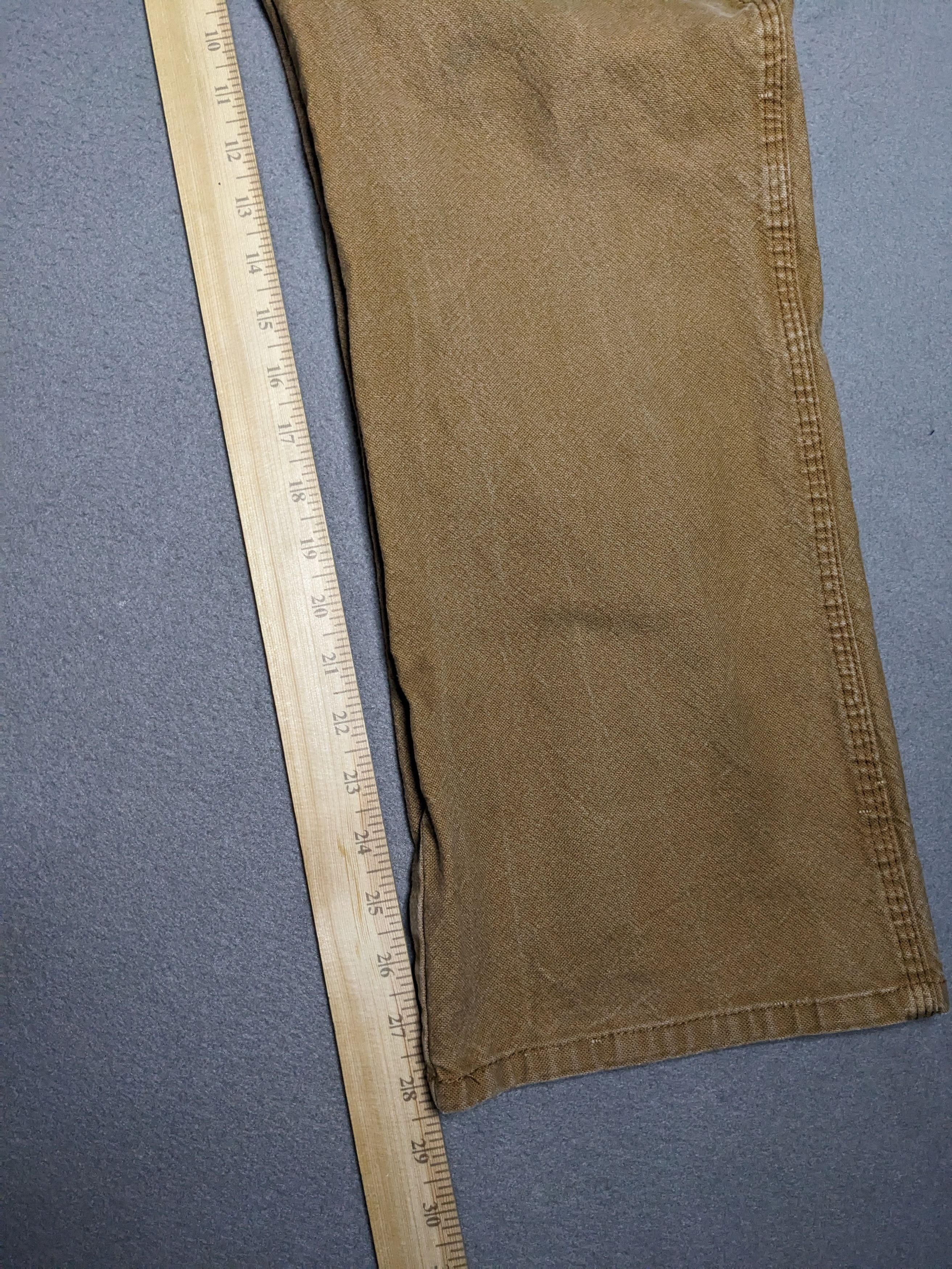 Dickies Dickies Carpenter Pants 32x29 Canvas Beige Distressed Faded Size US 32 / EU 48 - 13 Thumbnail