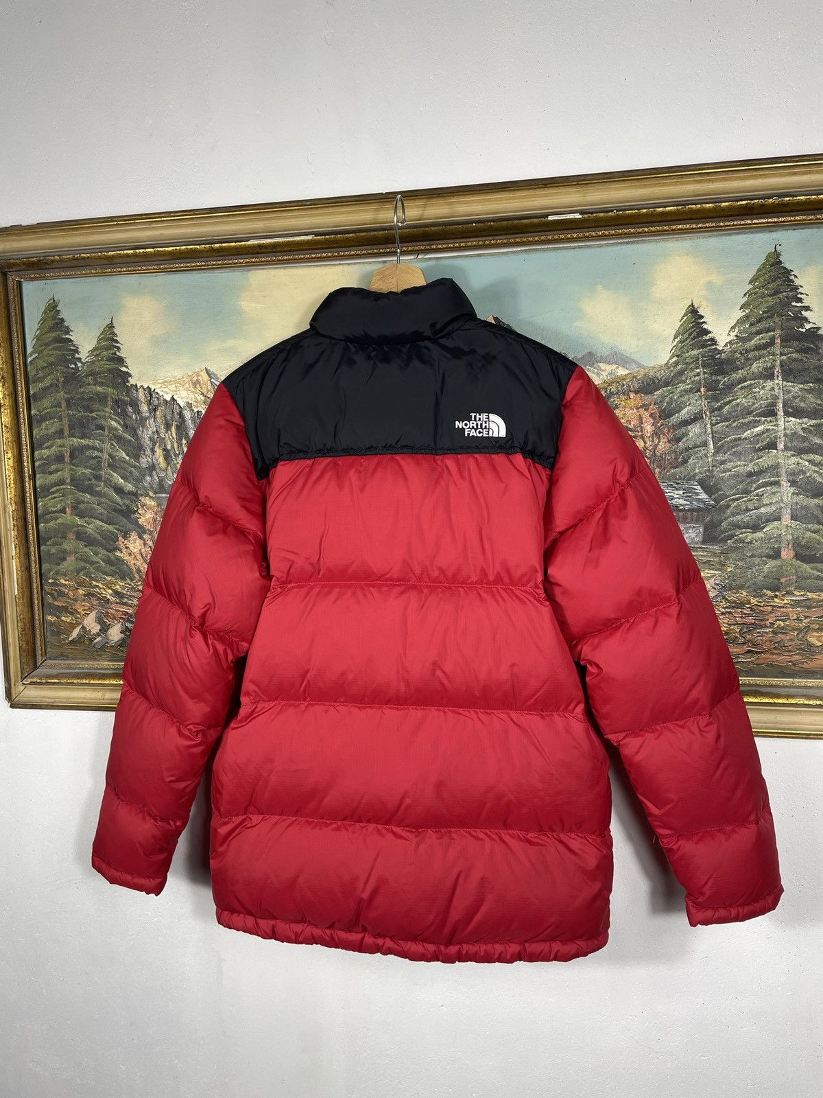 The North Face × Vintage Red TNF Jacket Travis Scott Kylie Jenner Vibe Warm Winter Size US S / EU 44-46 / 1 - 5 Thumbnail