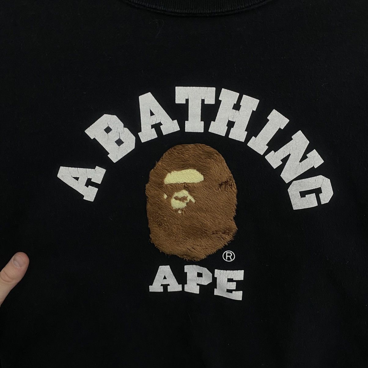 Bape A Bathing Ape Bape College Sweatshirt Crewneck Size US M / EU 48-50 / 2 - 6 Thumbnail