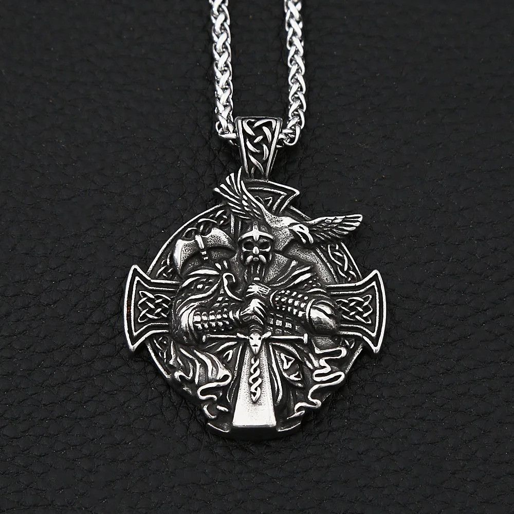 Other Vintage Viking Warrior Pendant Necklace Size ONE SIZE - 1 Thumbnail