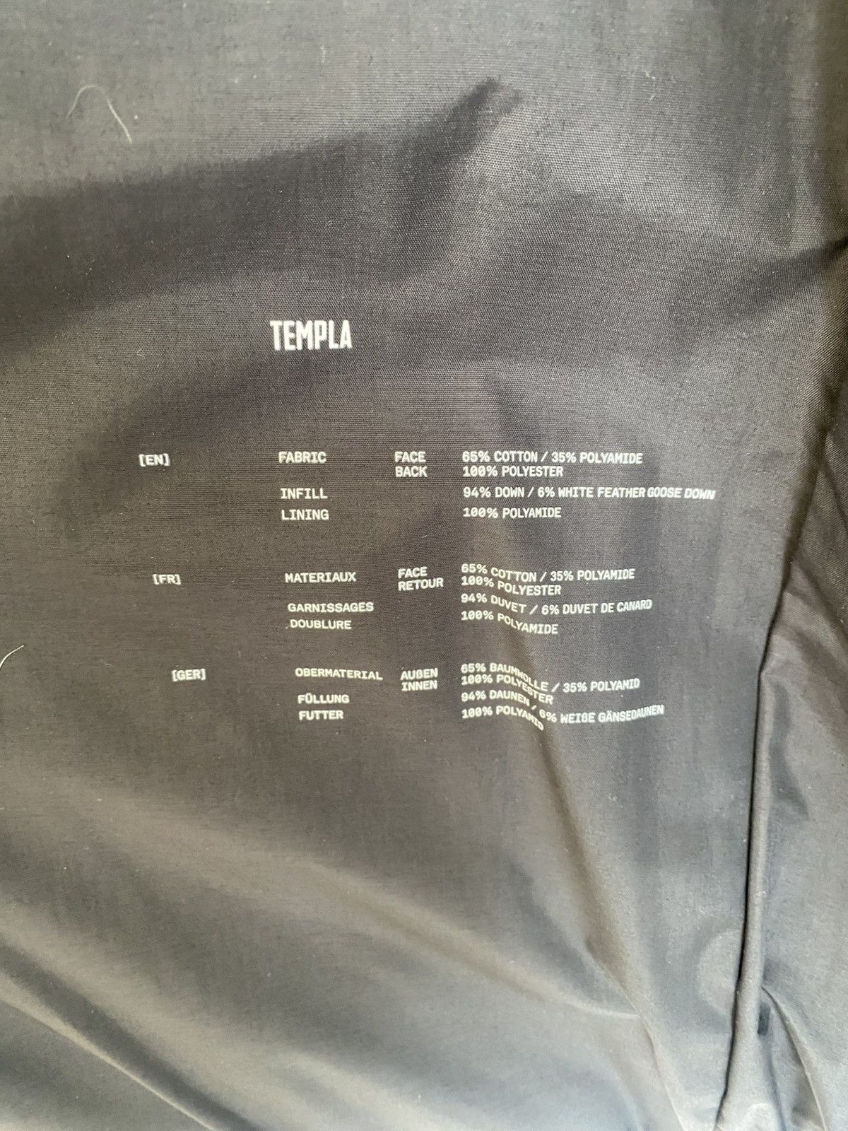 Templa Templa 3L Puffer Jacket - 800FP Goose Down Size US M / EU 48-50 / 2 - 7 Thumbnail