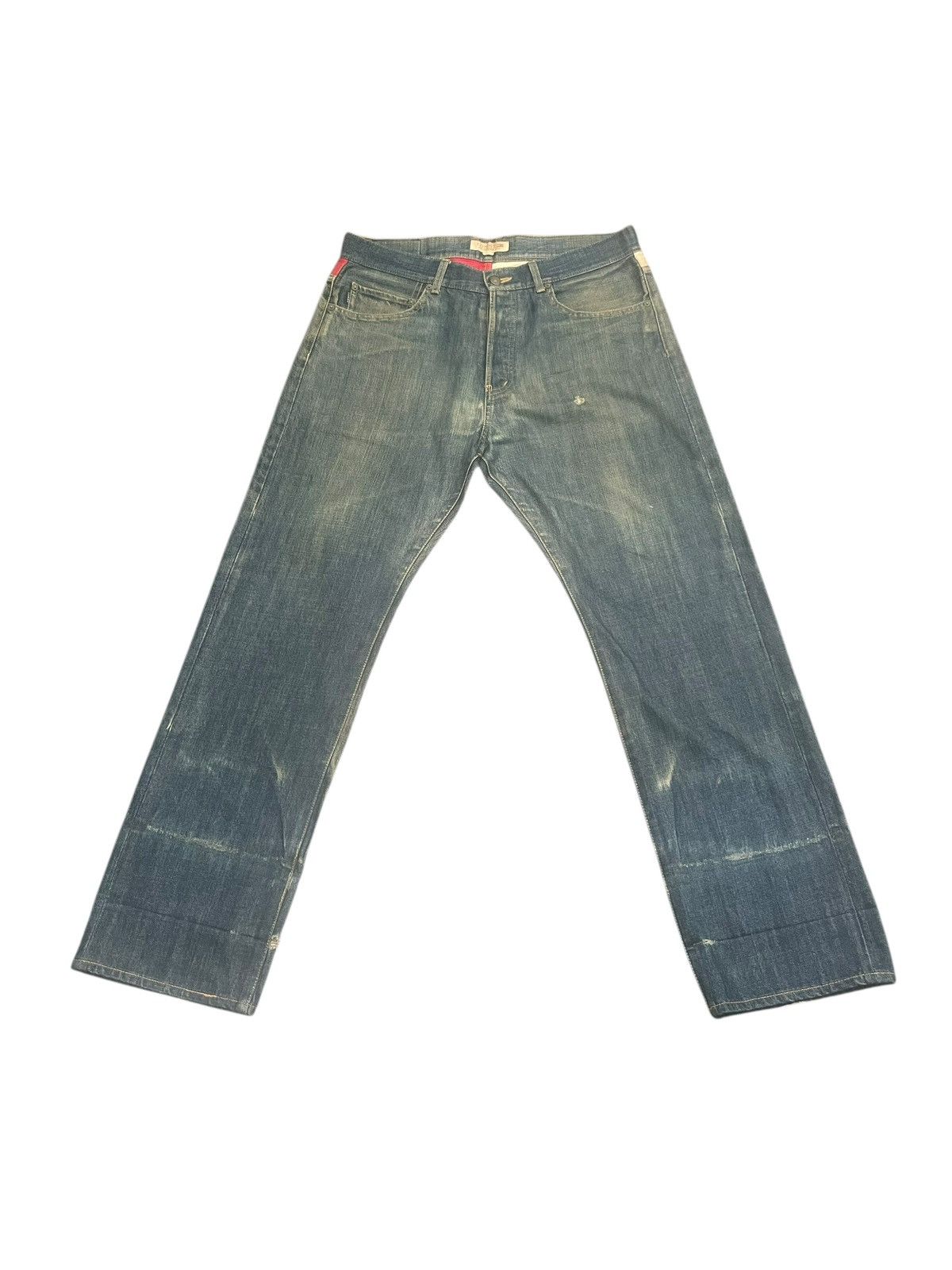 Tommy Hilfiger Tommy Faded Distresed Denim Size US 36 / EU 52 - 2 Thumbnail