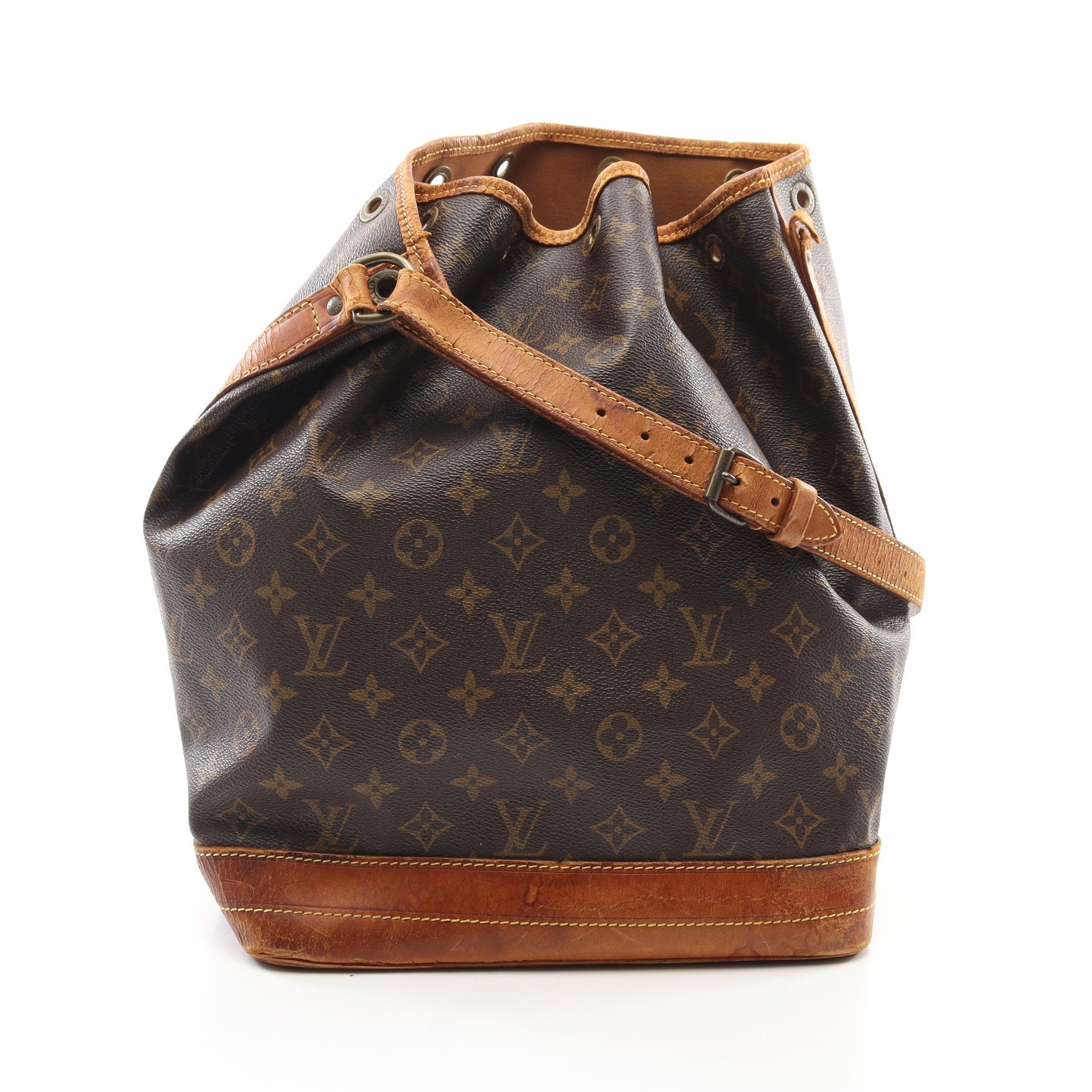 Louis Vuitton Louis Vuitton Noe Monogram Shoulder Bag Leather Brown Size ONE SIZE - 1 Thumbnail