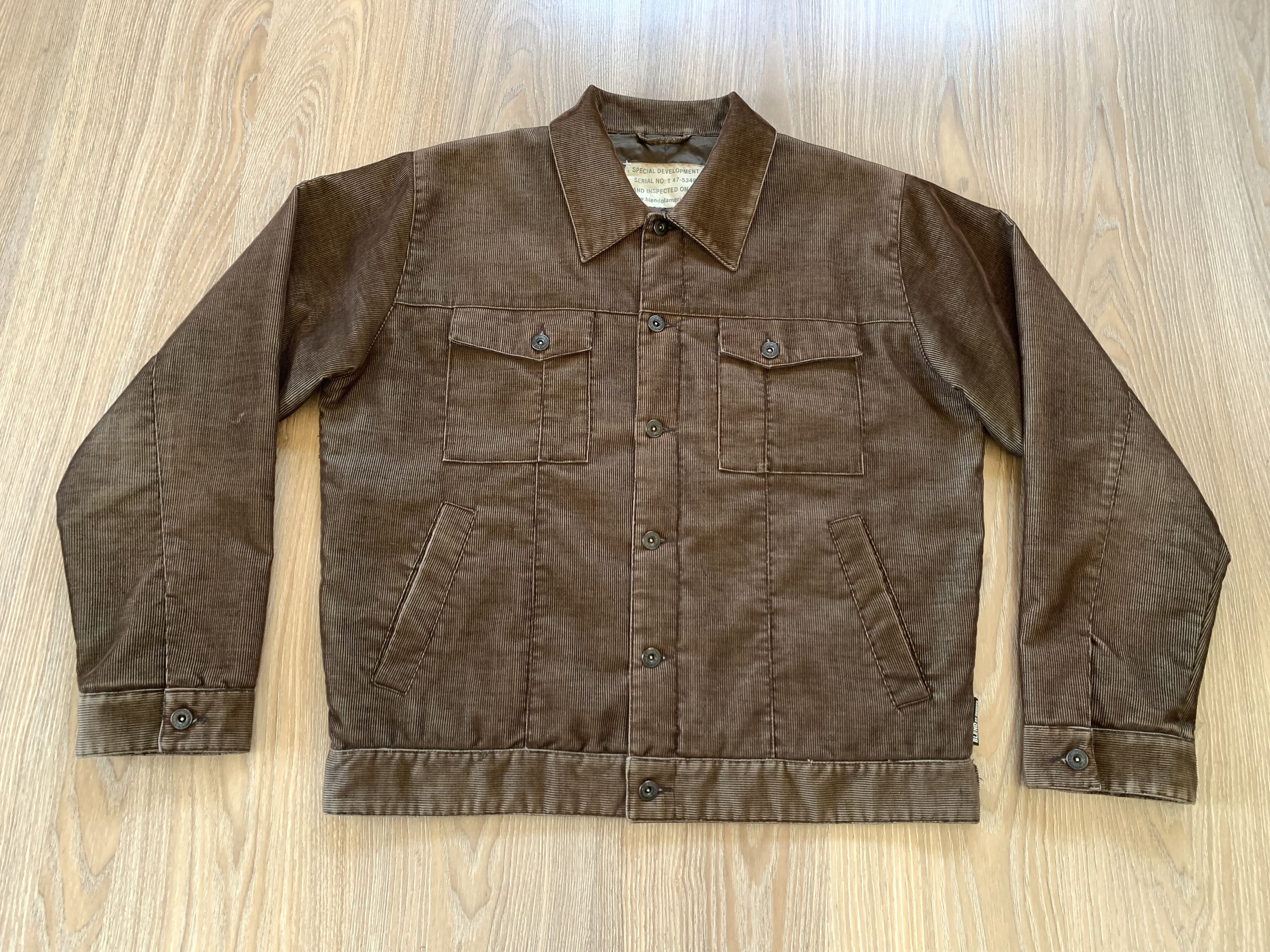 Other Blend Of America Corduroy Vintage Mens Jacket Size US L / EU 52-54 / 3 - 3 Thumbnail