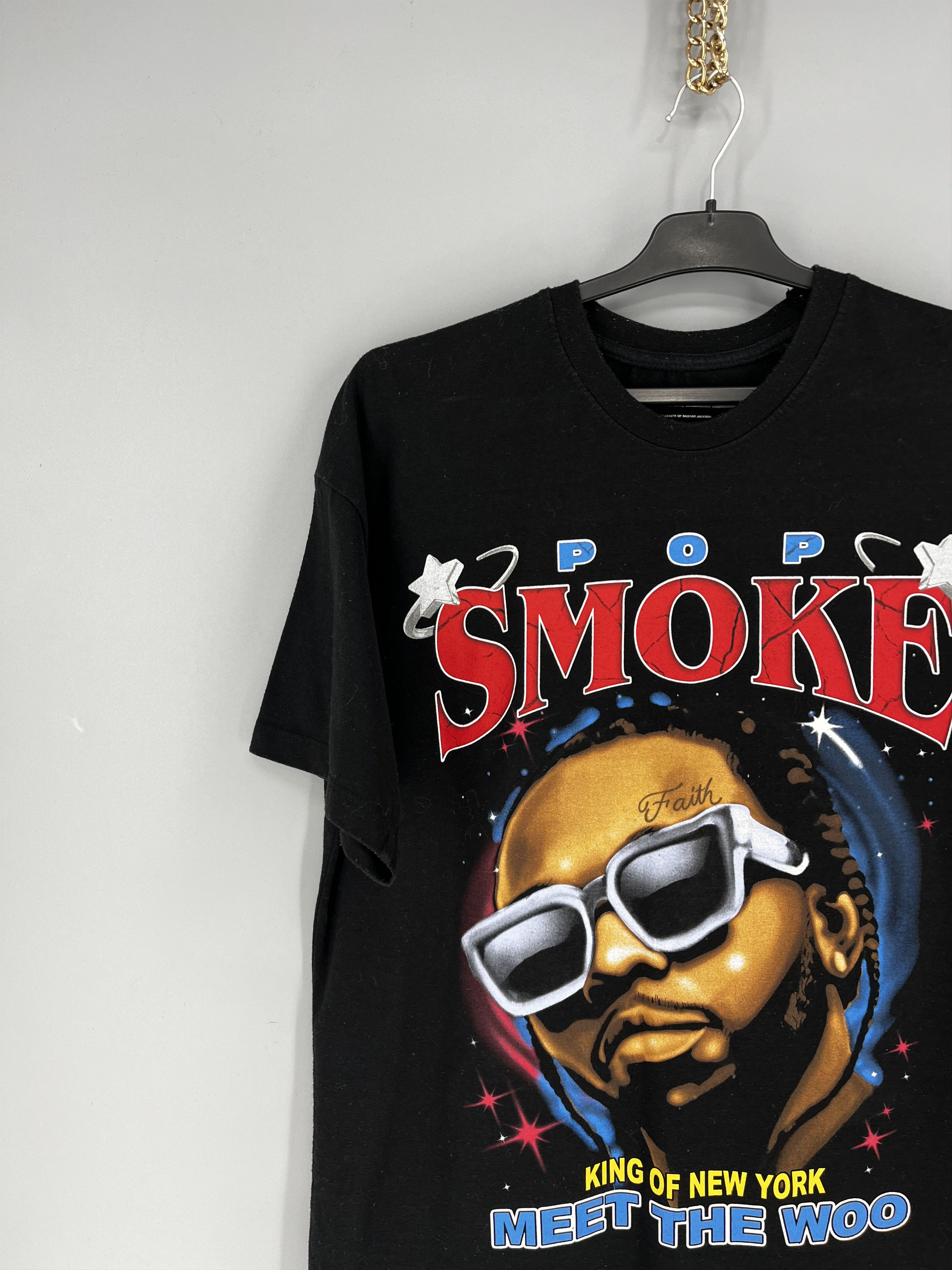 Band Tees Vintage Y2K Pop Smoke King Of New York T-Shirt Rap Size US M / EU 48-50 / 2 - 4 Thumbnail
