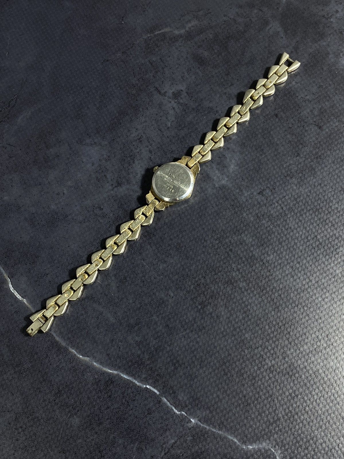 Jewelry Vintage Omax Hexagon Watch, Gold-Tone Bracelet Size ONE SIZE - 7 Thumbnail