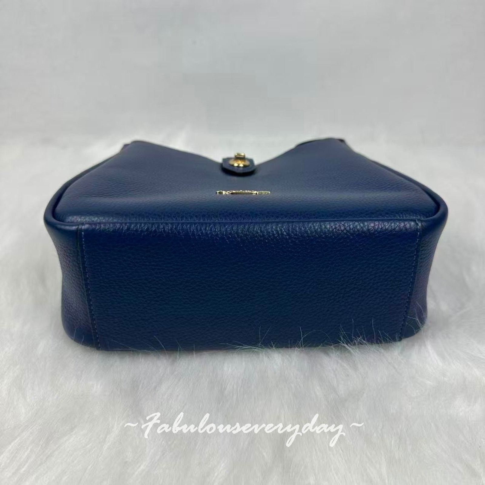 Coach Coach Hadley Convertible Crossbody Leather/Gold/Deep Blue Size ONE SIZE - 8 Thumbnail