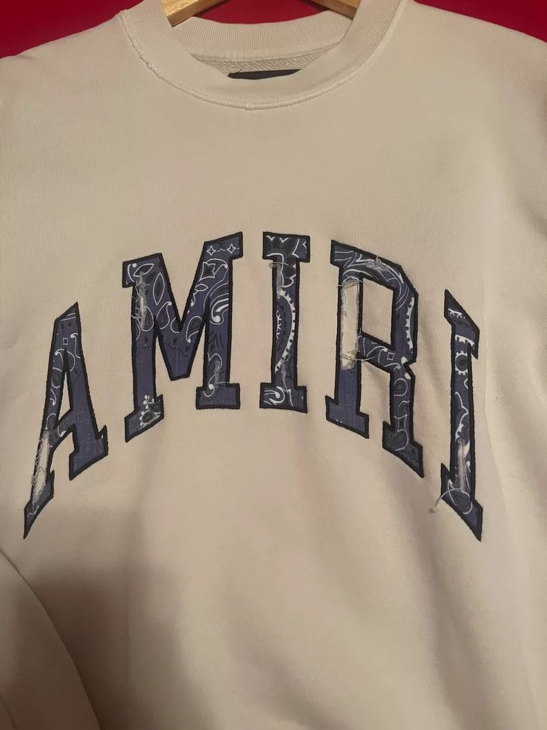 Amiri AMIRI Cashew flower destroys sweatshirt 2501-Nextarrow Size US S / EU 44-46 / 1 - 2 Thumbnail