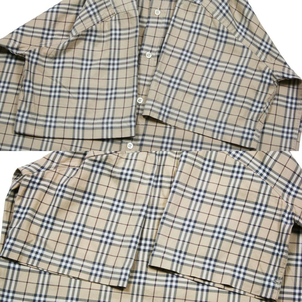 Burberry 00S Nova Check Short Sleeve Shirt Vintage Size US L / EU 52-54 / 3 - 5 Thumbnail