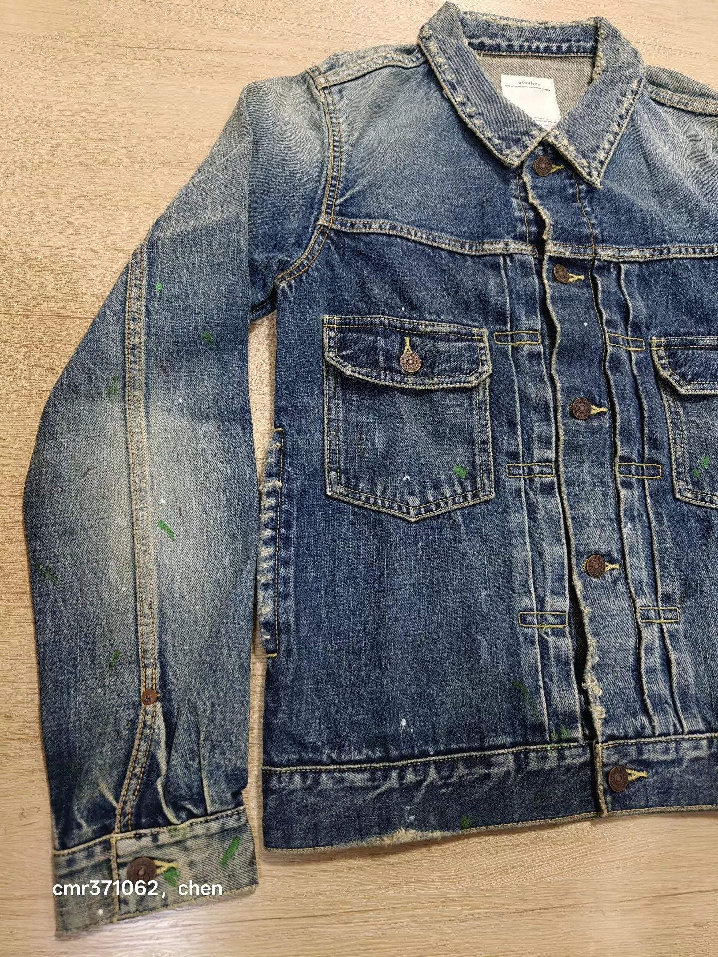 Visvim VISVIM 19SS 101 JKT DMGD-1002 Mud Yellow Wash Distressed 2 Size US M / EU 48-50 / 2 - 2 Thumbnail