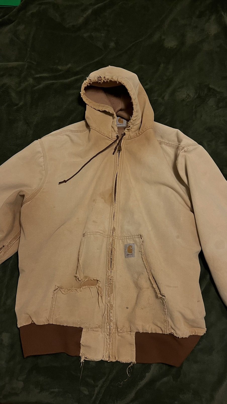 Carhartt Vintage Carhartt Distressed Jacket Size US L / EU 52-54 / 3 - 1 Thumbnail