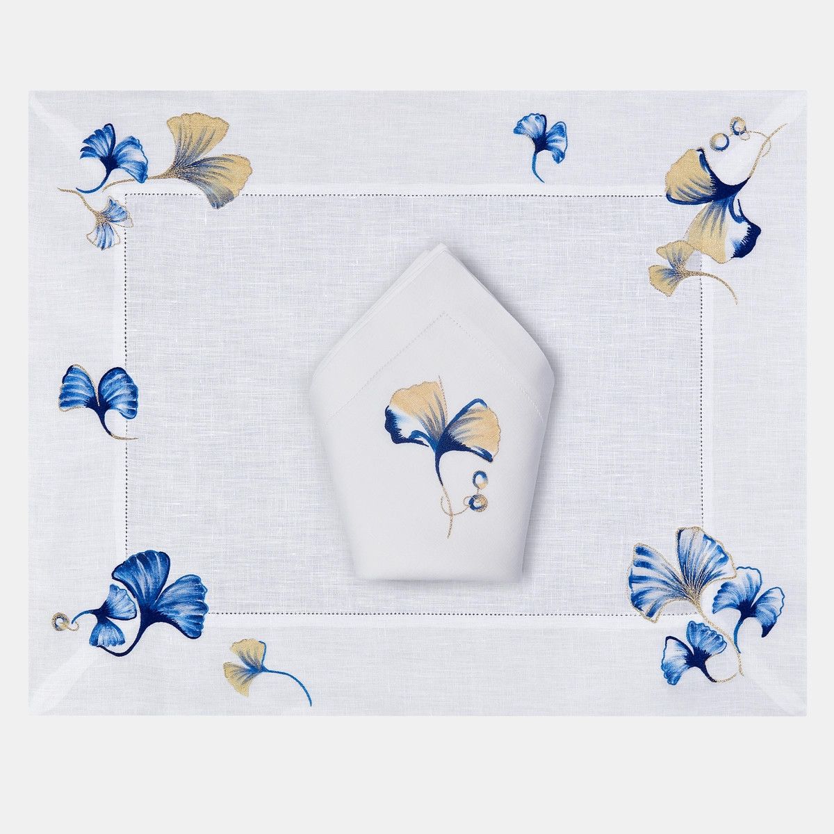 Dior o1bcso1str0226 Size:OS/Placemat And Napkin Set in Blue Size ONE SIZE - 1 Thumbnail