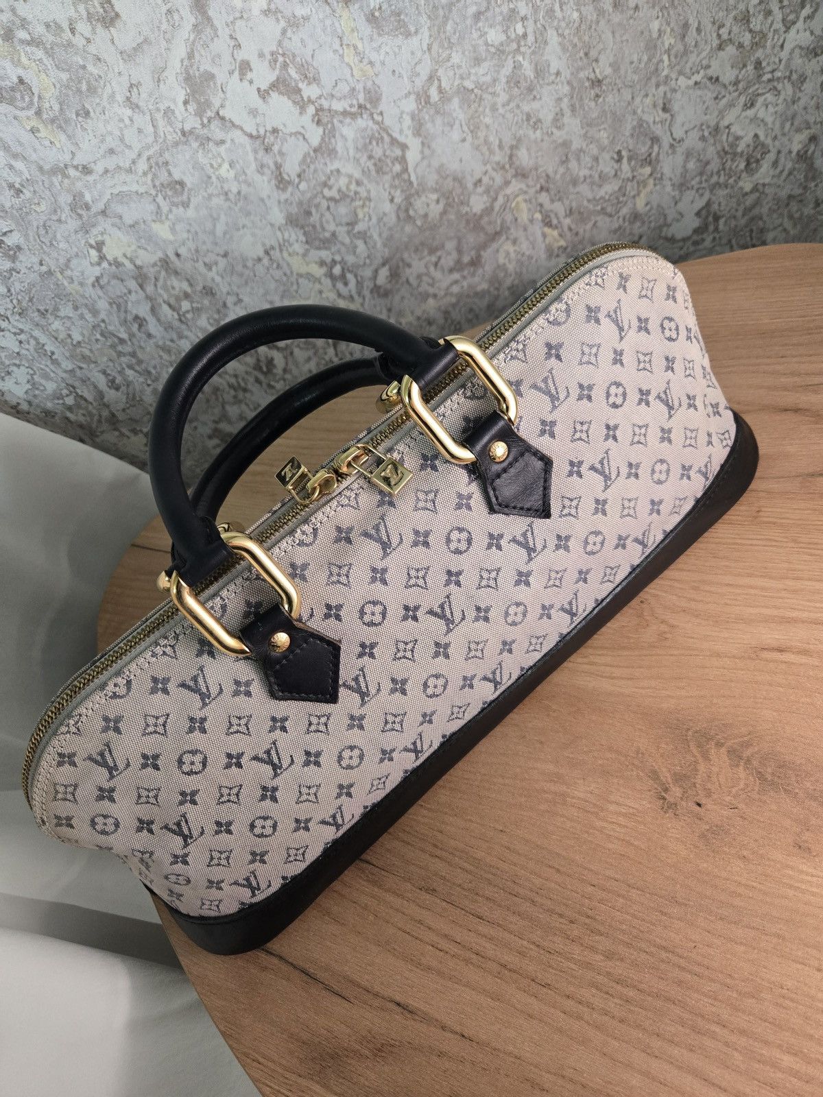 Louis Vuitton Louis Vuitton 2001 monogram mini Lin horizontal Alma Size ONE SIZE - 5 Thumbnail