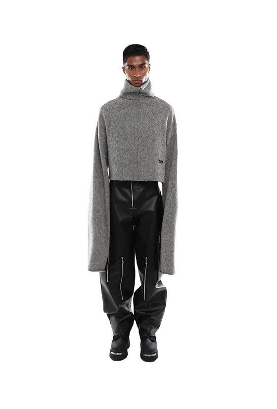 Other Cruel Romarada Wool-Boucle Cropped TurtleNeck (New/ Unworn) Size US M / EU 48-50 / 2 - 5 Thumbnail