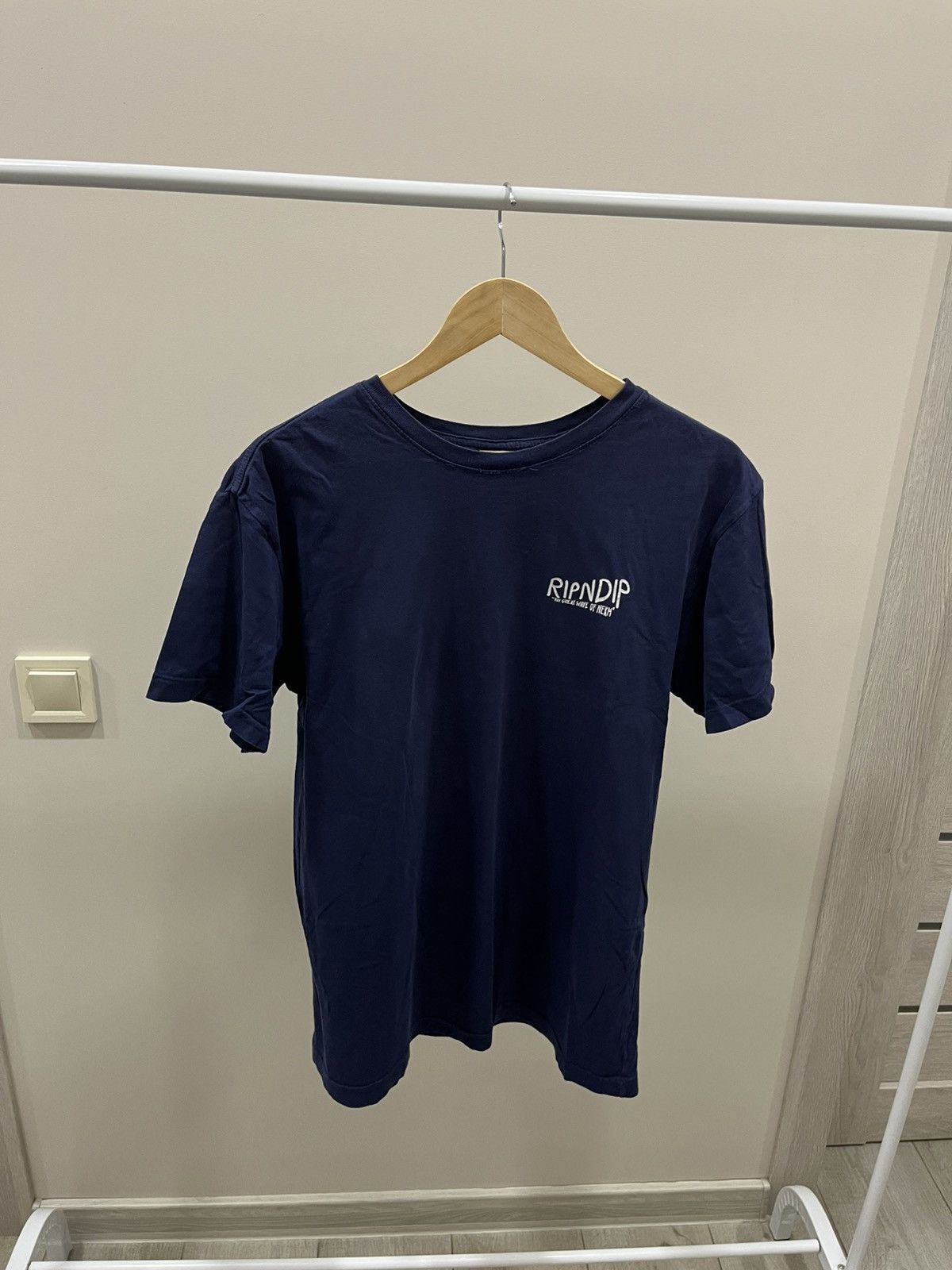 RIPNDIP RipnDip Blue Nermal Y2K T-Shirt w/ Pocket Made in Mexico Size US L / EU 52-54 / 3 - 2 Thumbnail